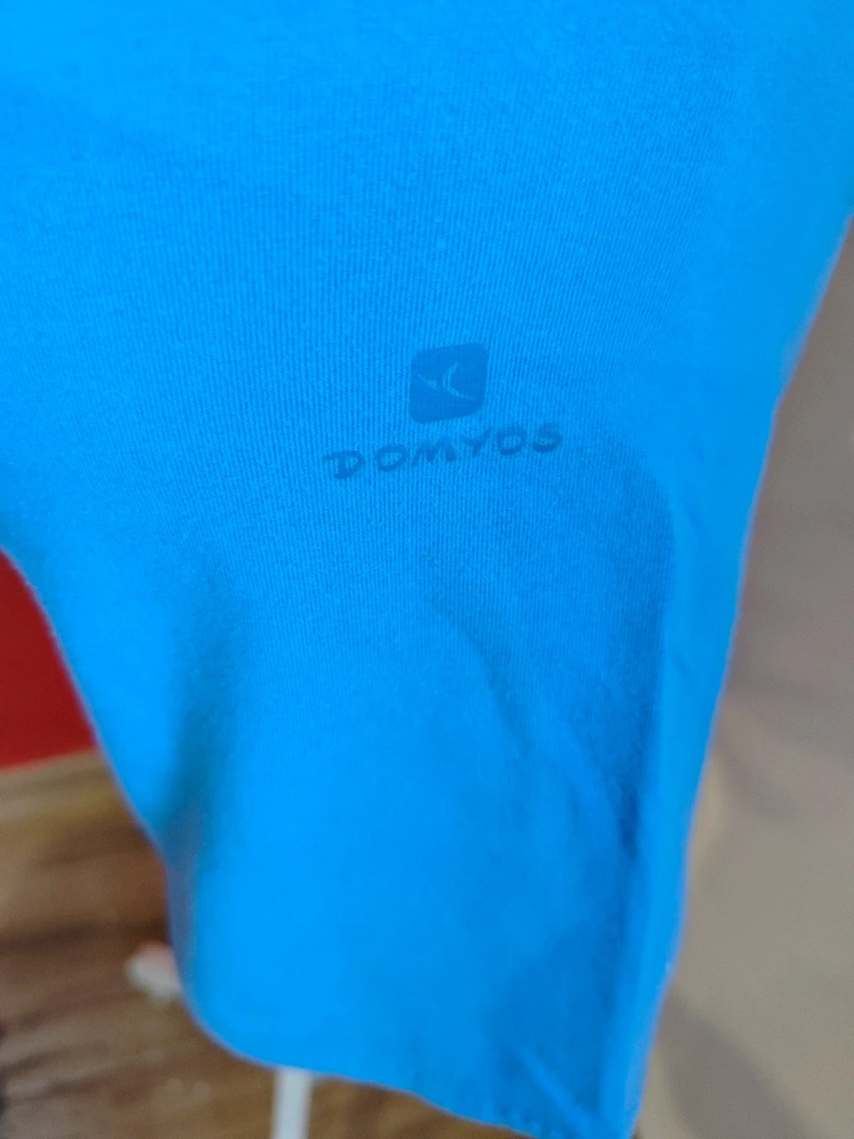 🌺Short y camiseta azul claro con porta móvil, talla M – Domyos – taille M / 38 / 10 5