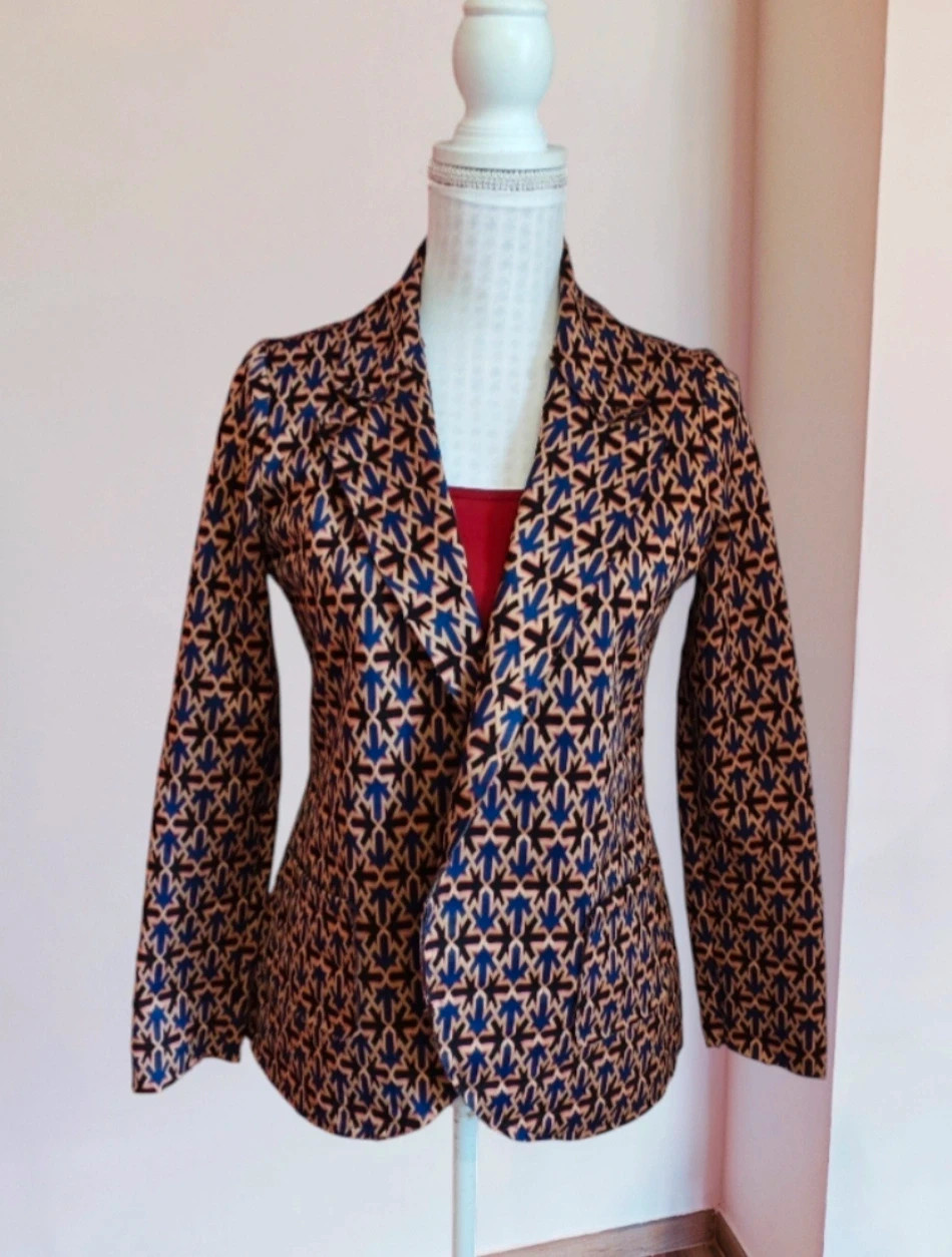 🌺Blazer de entretiempo con estampado geométrico varios tonos