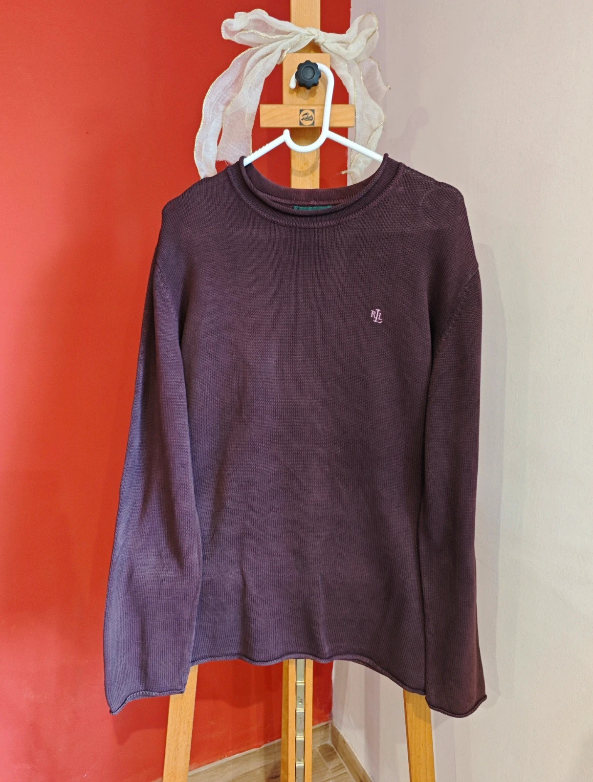 🌺 Jersey morado de algodón, de Ralph Lauren