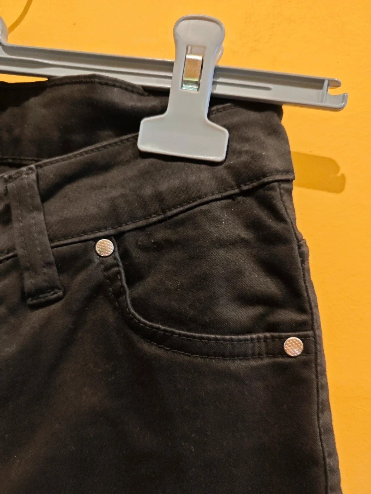 🌺Pantalón pitillo negro de algodón y licra, talla 38 – CRZ jeans – taille M / 38 / 10 4