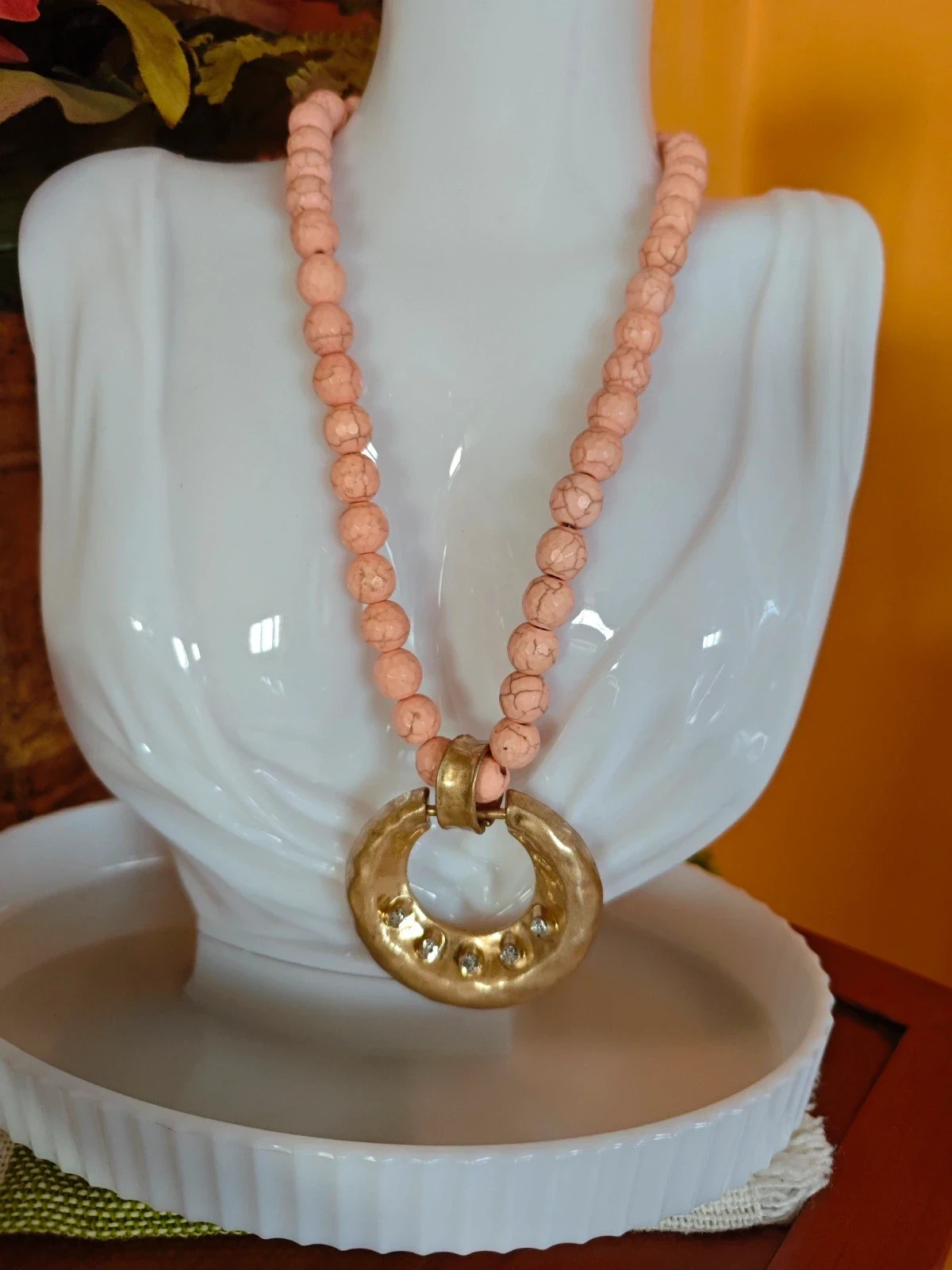 🌺Collar con colgante, pulsera y pendientes a juego – Vintage Dressing 2