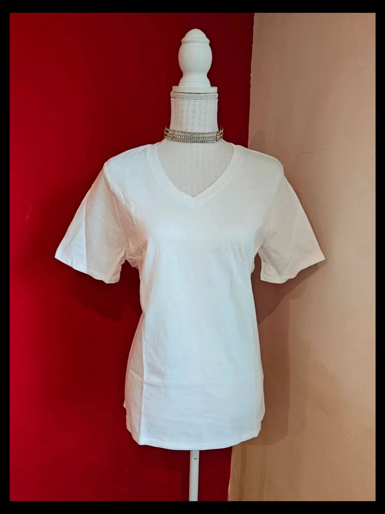 🌺 Camiseta básica de algodón blanc nueva – Decathlon – taille L / 40 / 12 2