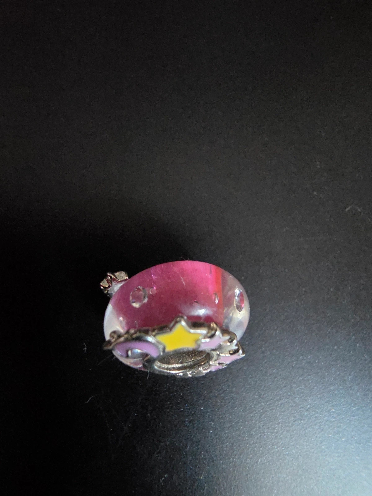 Charm verre rose – Charm 3