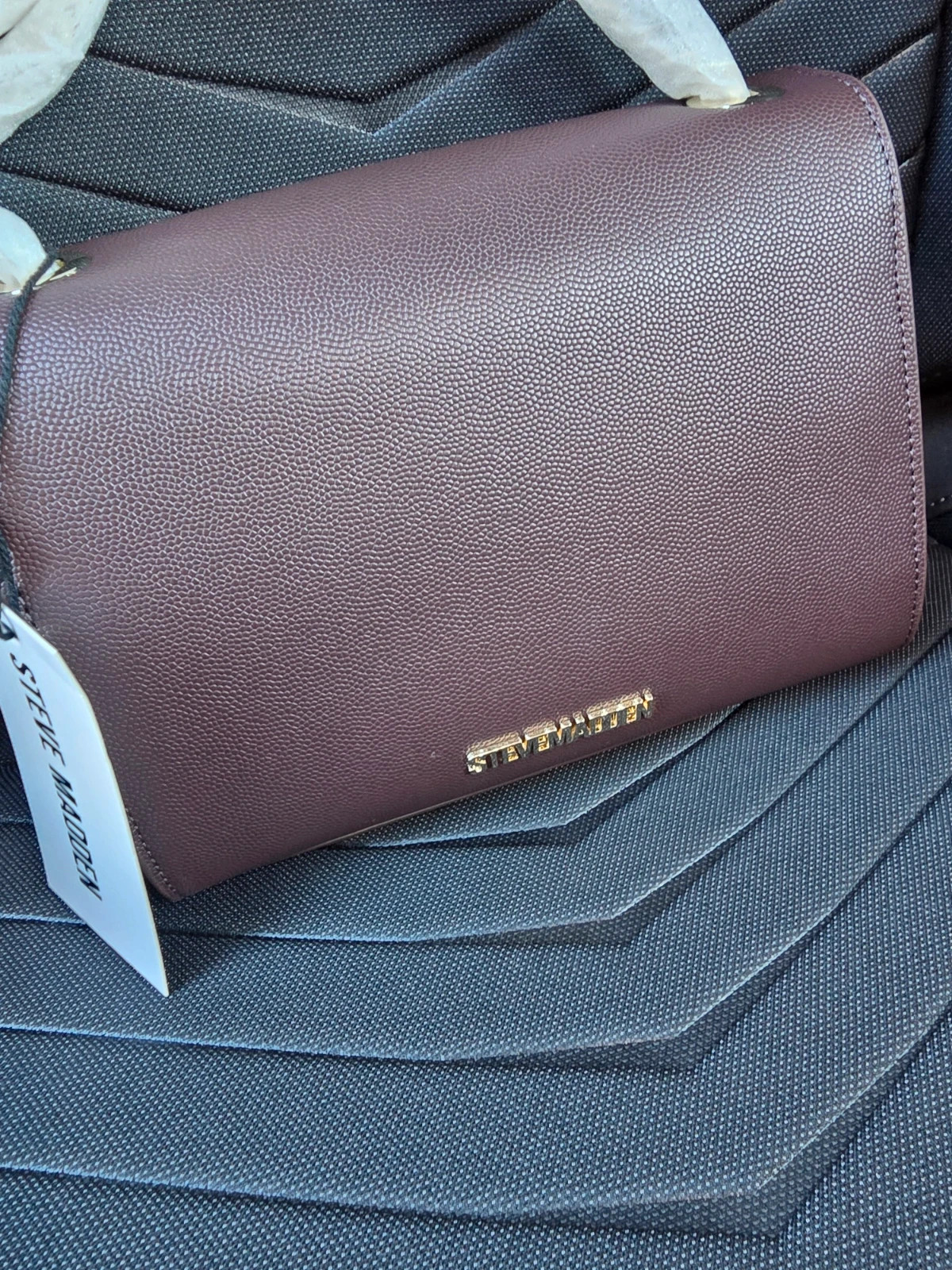 Sac à Main / Sac Bandoulière Steve Madden Bordeaux Neuf avec Étiquette – Steve Madden 3