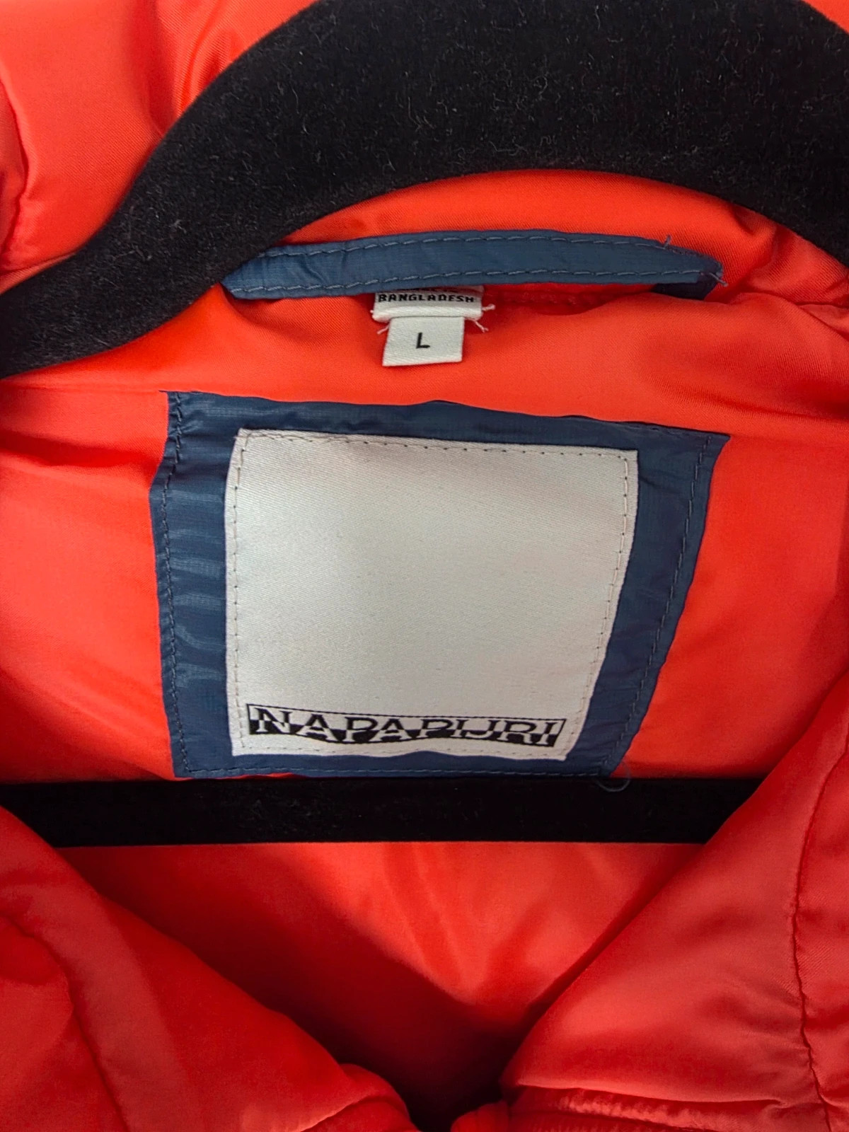 Doudoune à Capuche Homme Napapijri Bicolore Bleu Marine / Orange Taille L Neuve avec étiquette – Napapijri – taille L 3