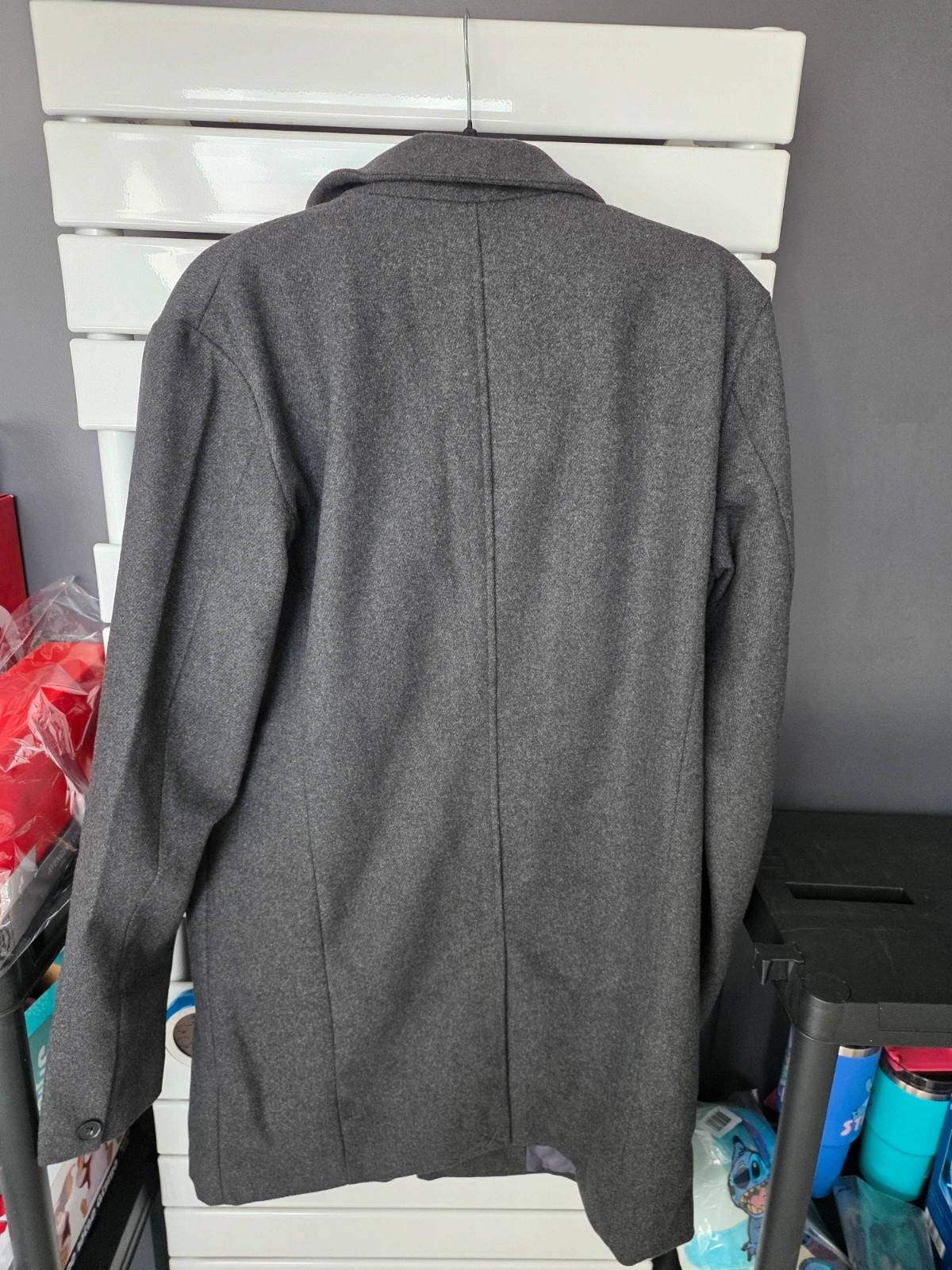 Manteau en Laine Homme Jack & Jones Gris Anthracite Taille M Neuf avec étiquette – Jack & Jones – taille M 3