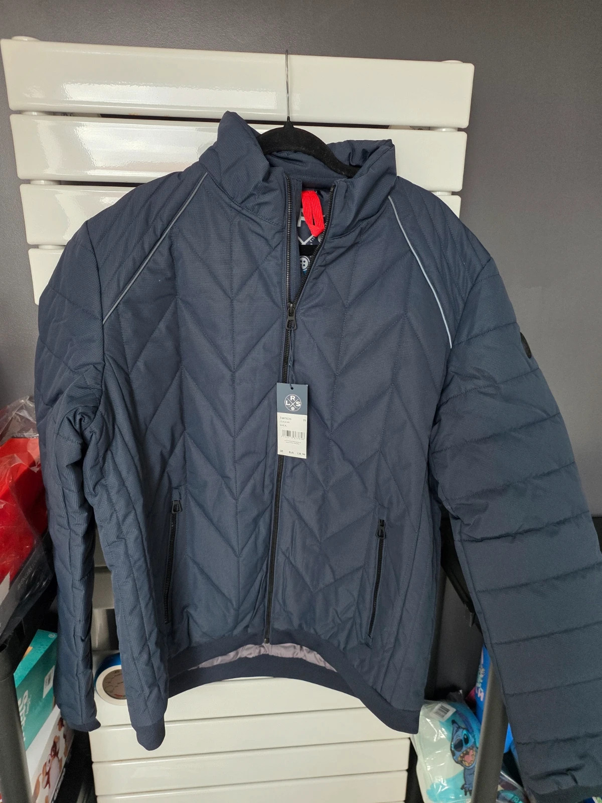 Veste / Doudoune Homme Lerros Bleu Marine Matelassée Taille XL Neuve avec étiquette – Lerros – taille XL