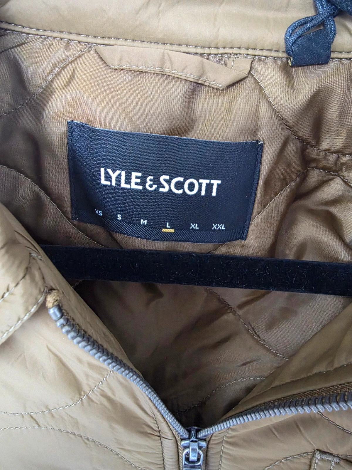 Surchemise / Veste Matelassée Homme Lyle & Scott Kaki / Olive Taille L Neuve avec étiquette – Lyle & Scott – taille L 2