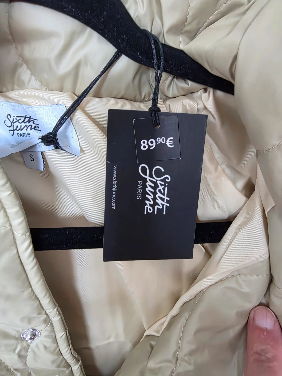 Veste matelassée Sixth June Beige Taille S Neuve avec étiquette – Sixth June – taille S 3