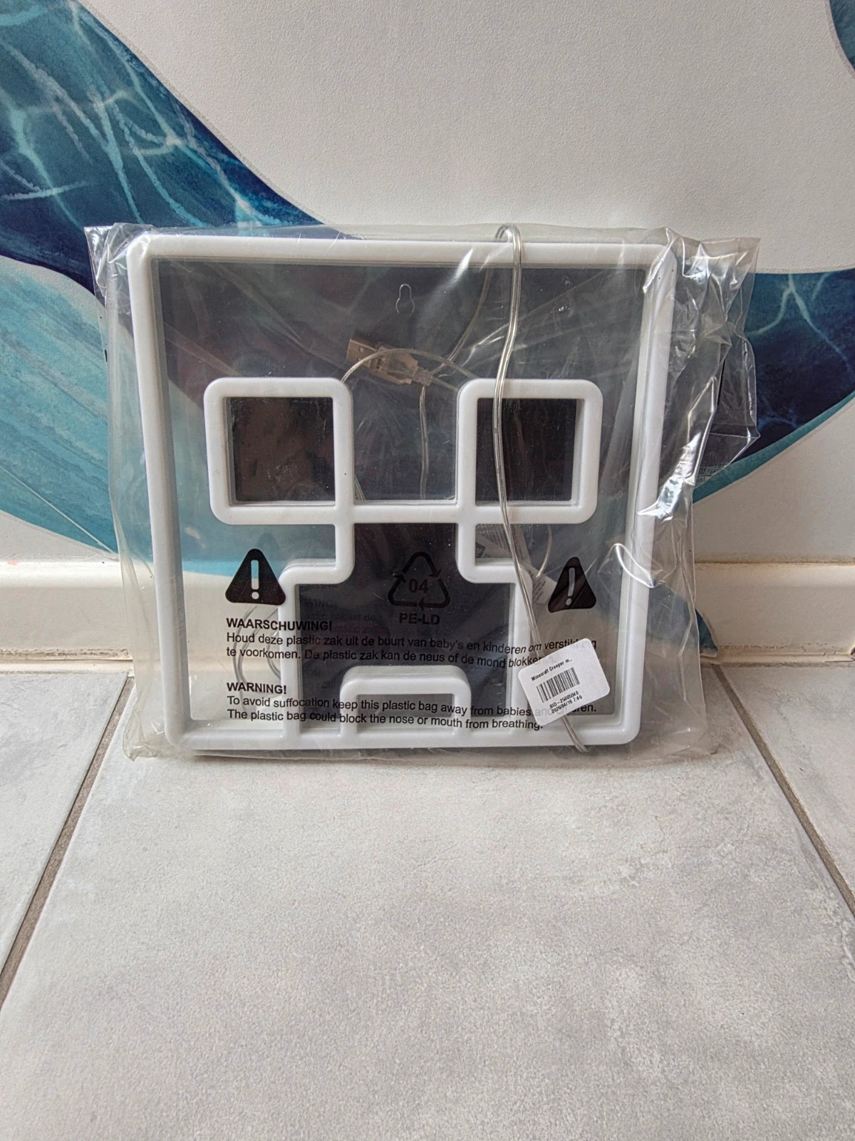 Lampe Neon LED Murale Minecraft Creeper NEUVE – Alim USB – Minecraft 2