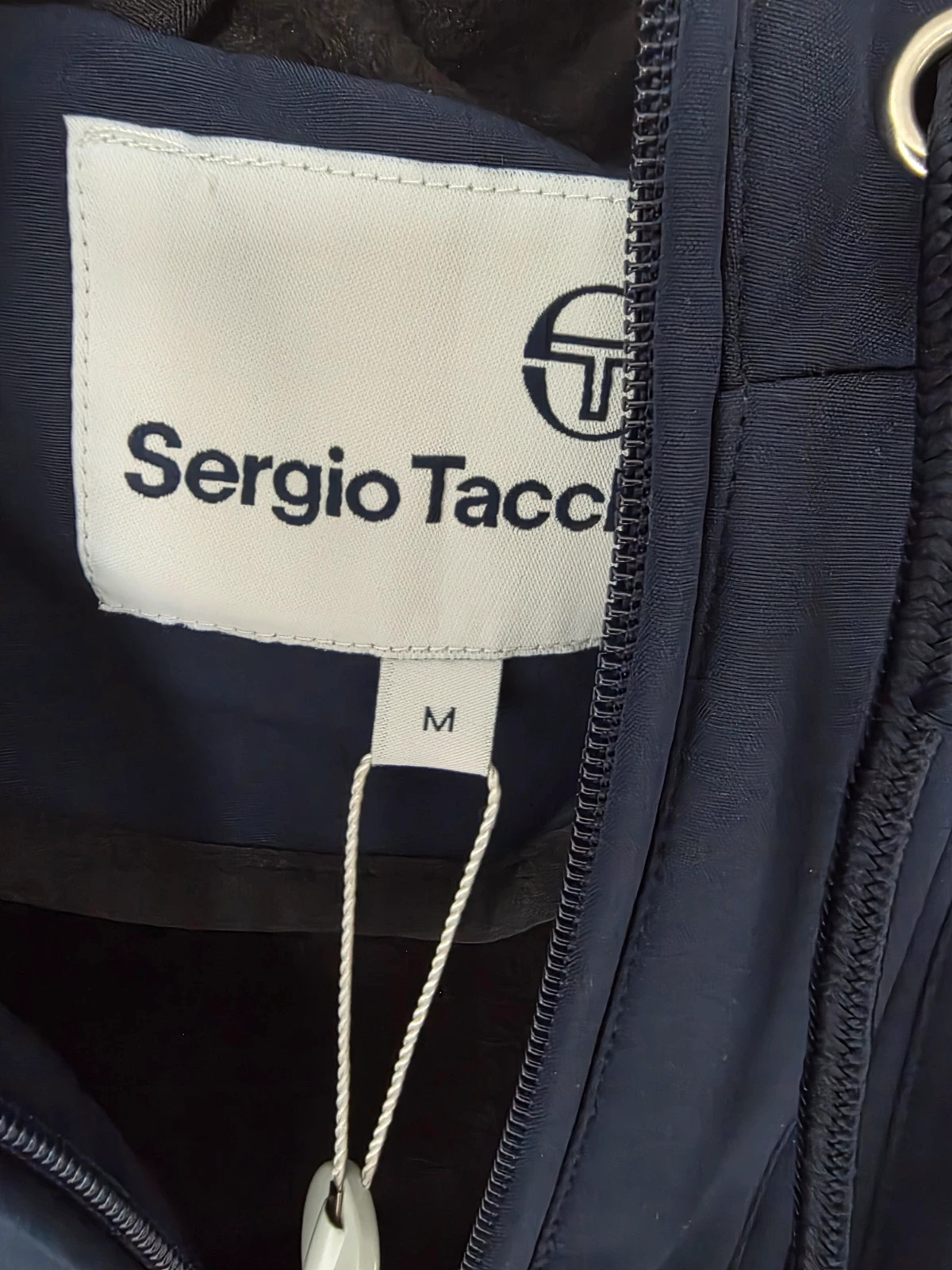 Veste Coupe-vent Sergio Tacchini Tratto Bleu marine et blanc taille M – Sergio Tacchini – taille M 3