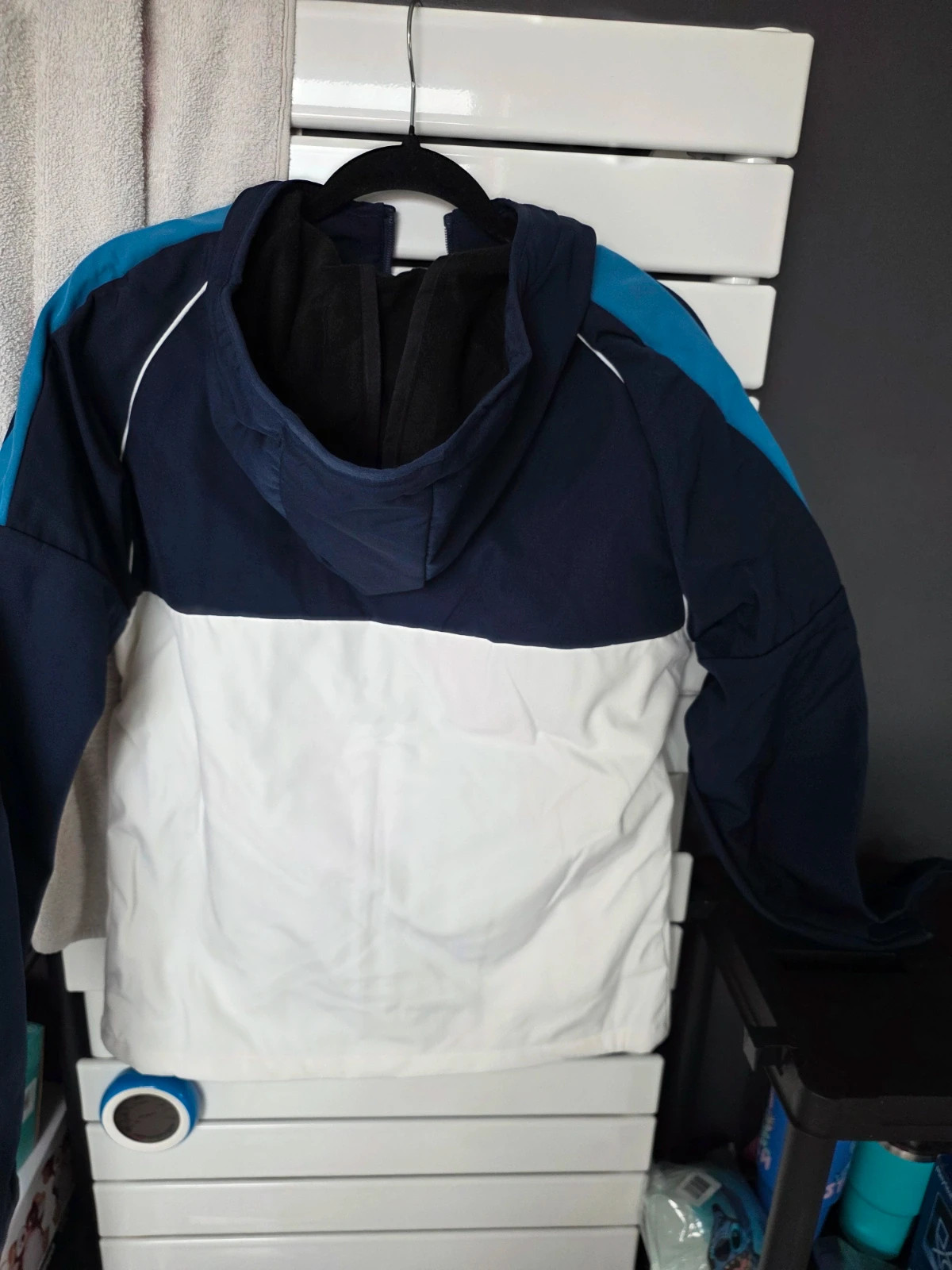 Veste Coupe-vent Sergio Tacchini Tratto Bleu marine et blanc taille M – Sergio Tacchini – taille M 5