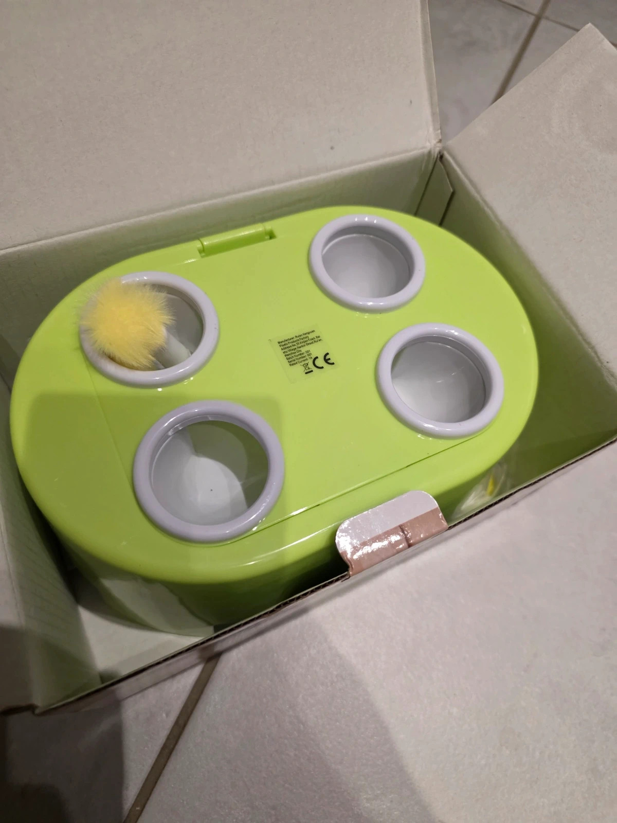 Jouet pour chat automatique vert 2