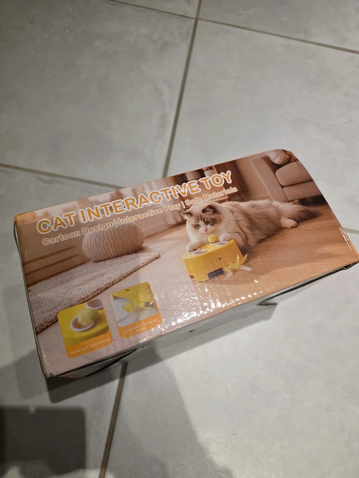 Jouet pour chat automatique vert 3