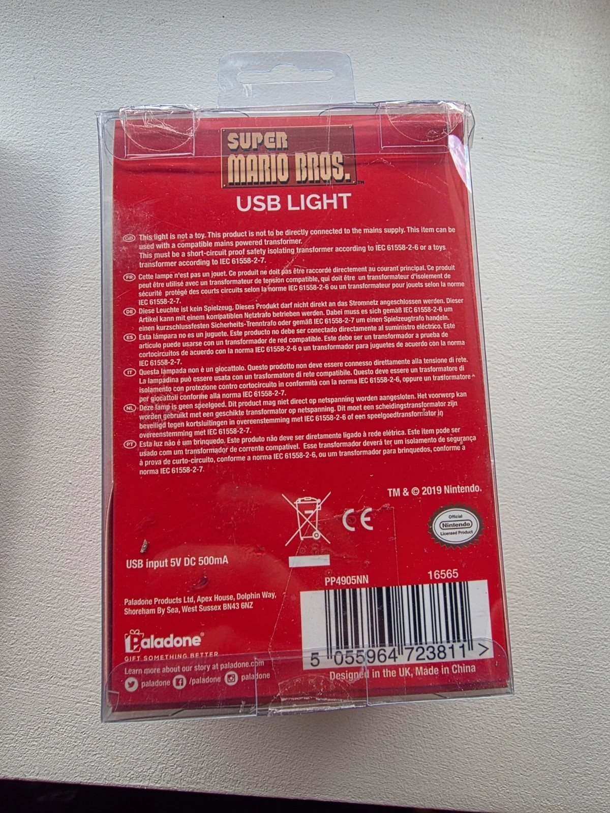 Lampe USB Flex Pixel Super Mario Bros NEUVE – Paladone / Nintendo – Super Mario 3