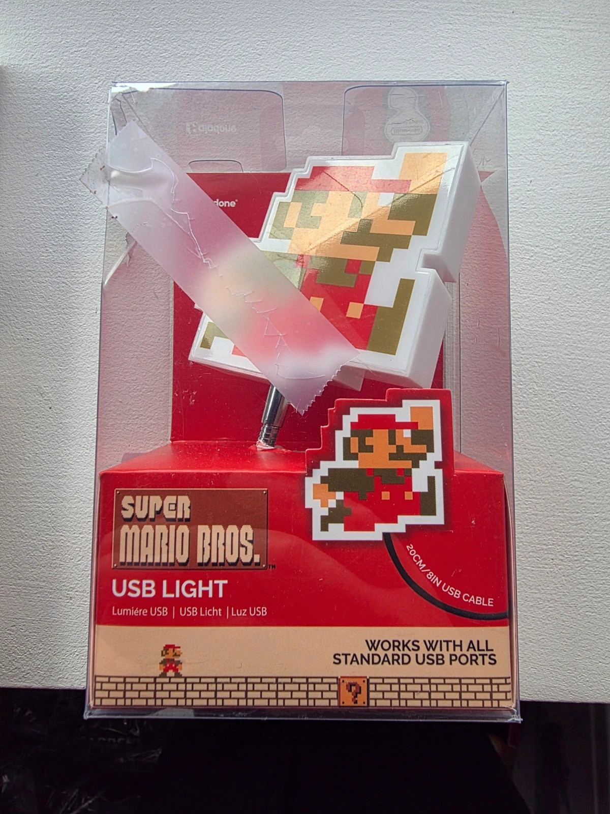Lampe USB Flex Pixel Super Mario Bros NEUVE – Paladone / Nintendo