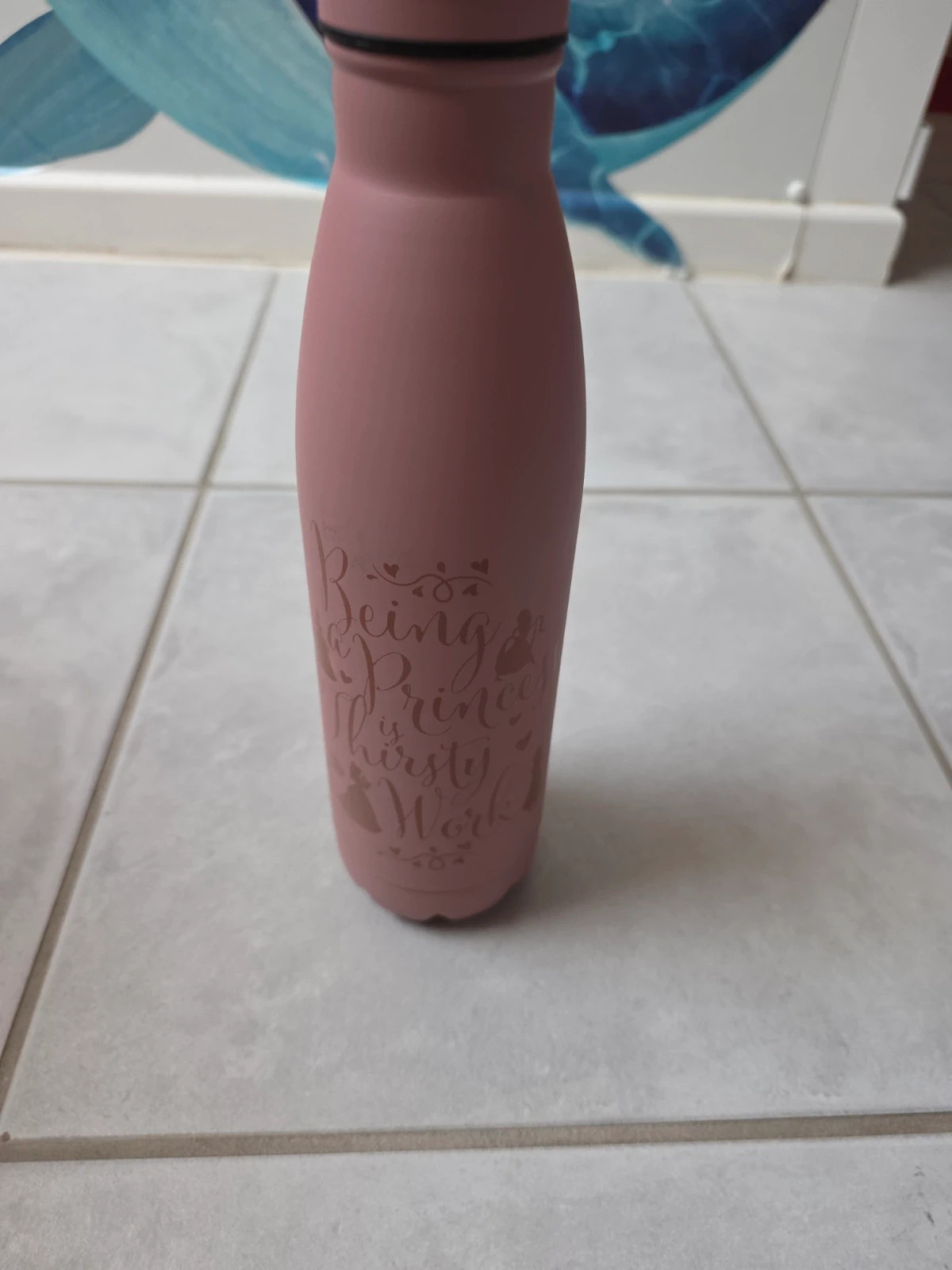 Gourde Isoterme Princesses Disney Rose Mat "Being a Princess is Thirsty Work" – Disney 3