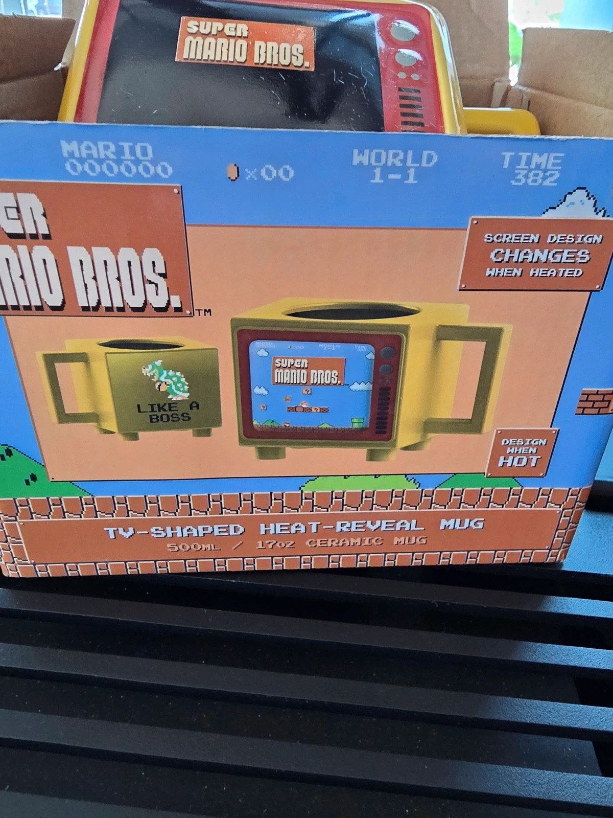 Tasse Mario avec changement couleur avec du liquide chaud – Super Mario 4