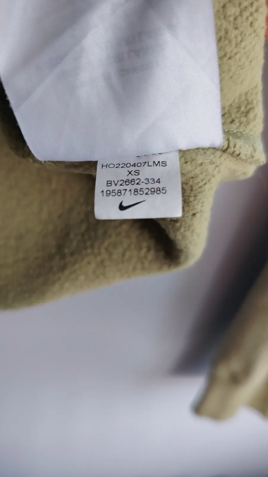 Sweatshirt Nike vert kaki col rond – Nike – taille XS 6