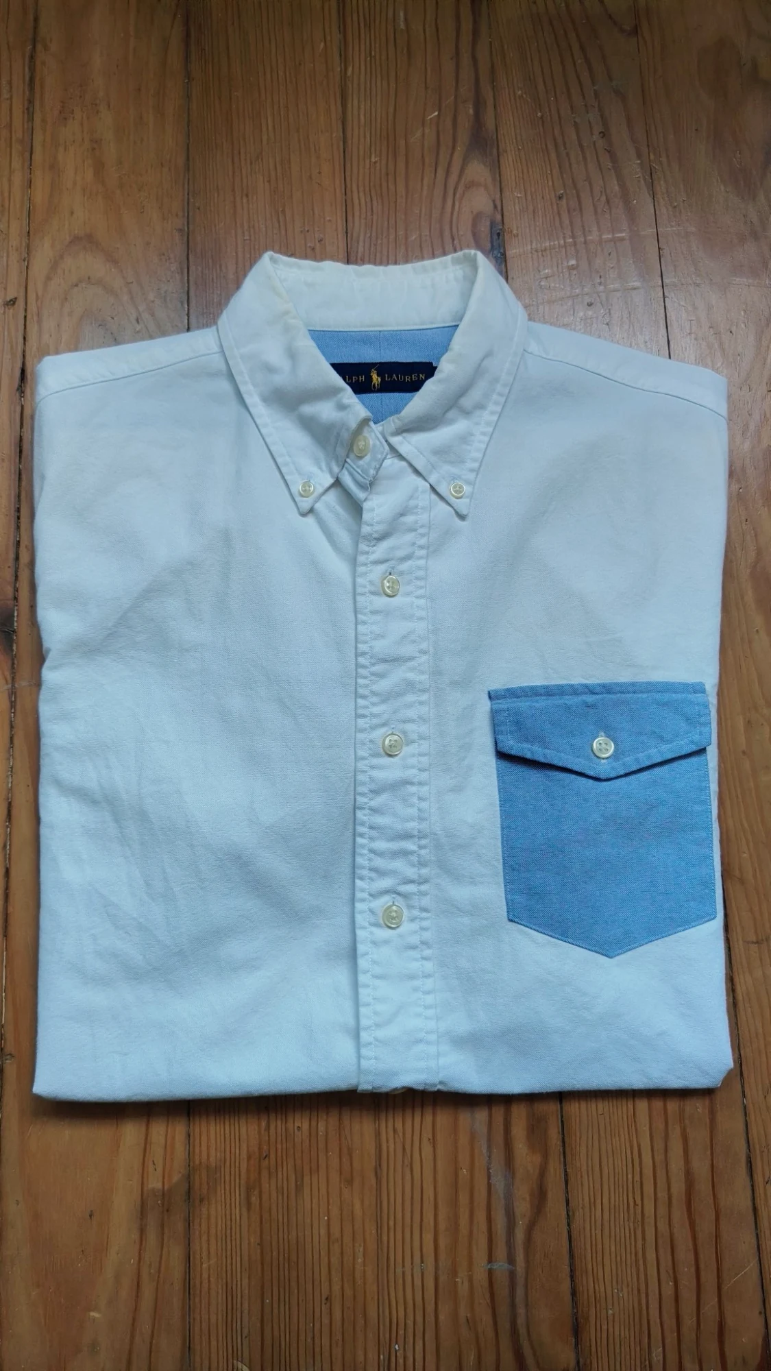 Chemise manche courte Ralph Lauren blanche taille M