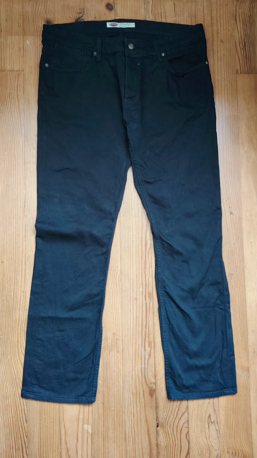 Jean droit noir Teddy Smith coupe régulière – Teddy Smith – taille 38 2