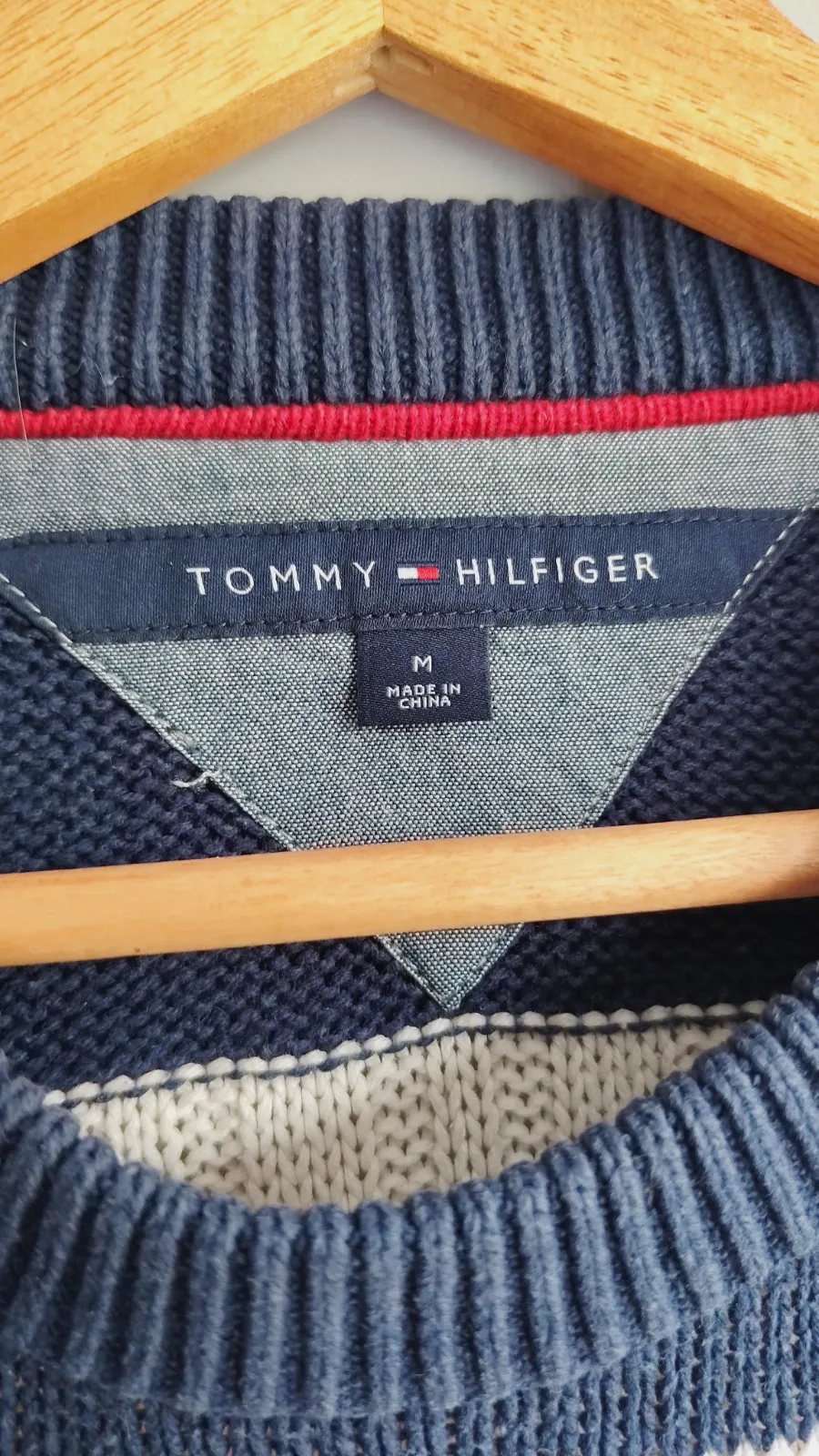 Pull à rayures torsadé Tommy Hilfiger – Tommy Hilfiger – taille M 4