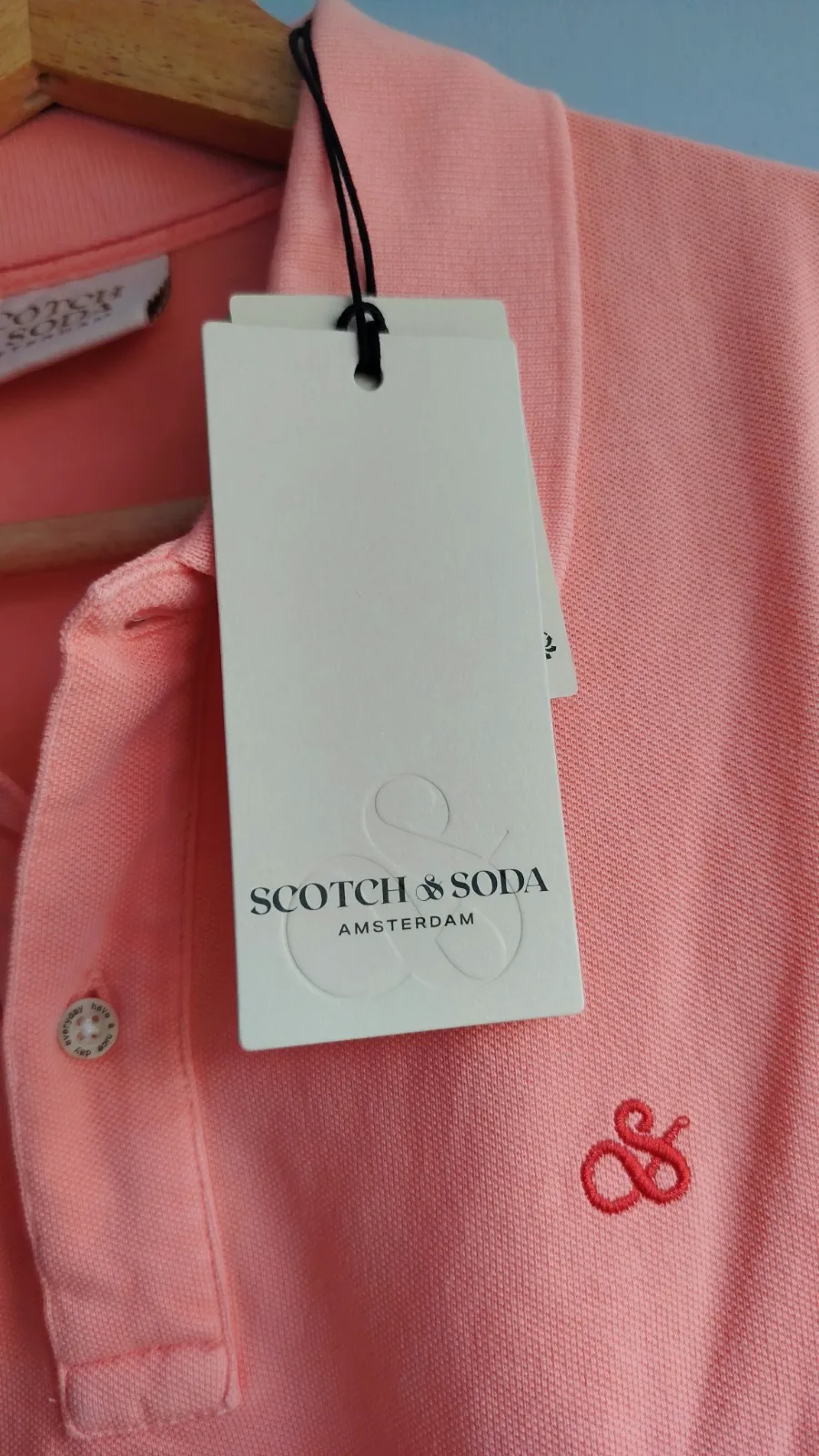 Polo en piqué corail Scotch & Soda – Scotch & Soda – taille M 7