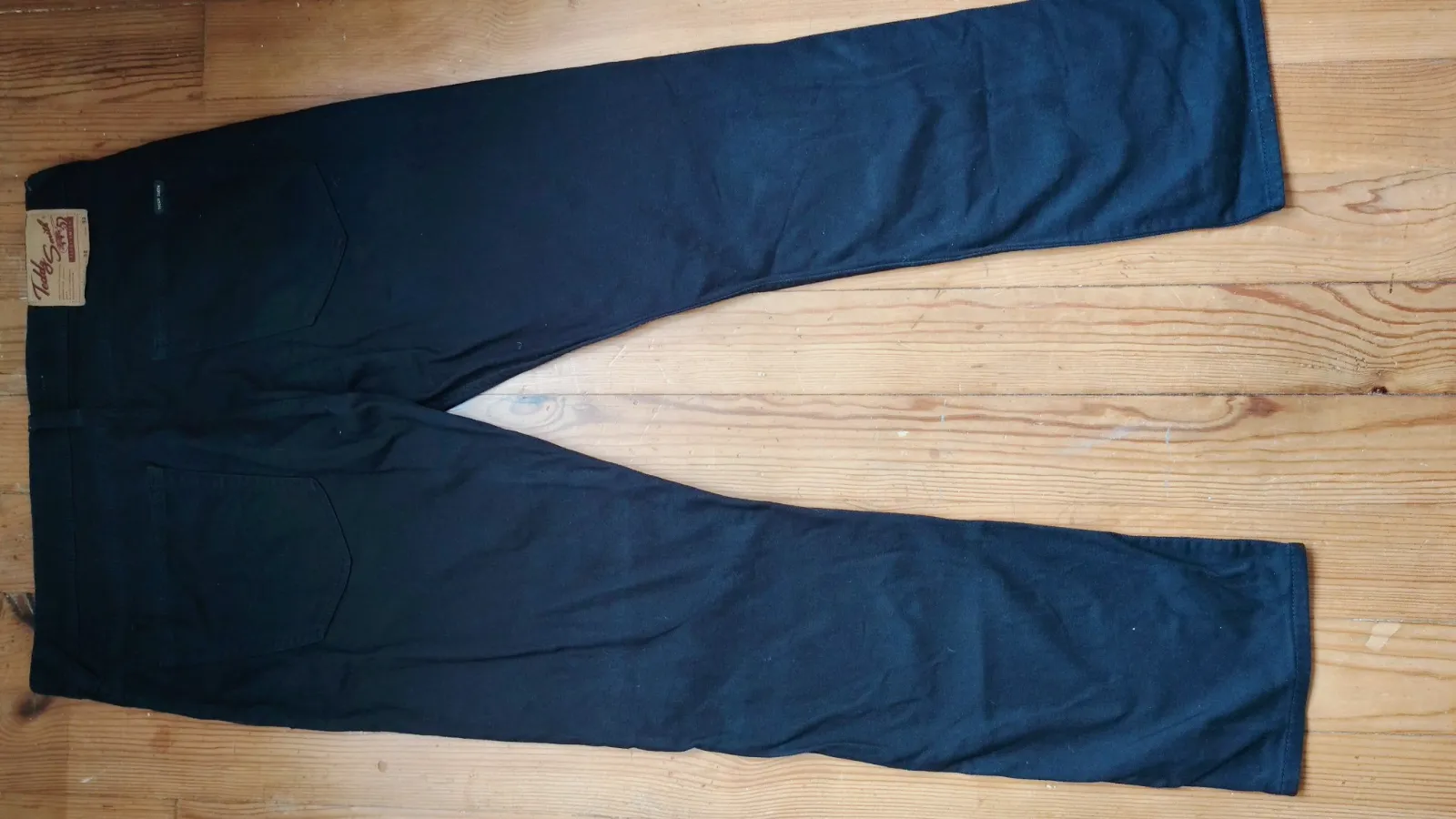 Jean droit noir Teddy Smith coupe régulière – Teddy Smith – taille 38 3
