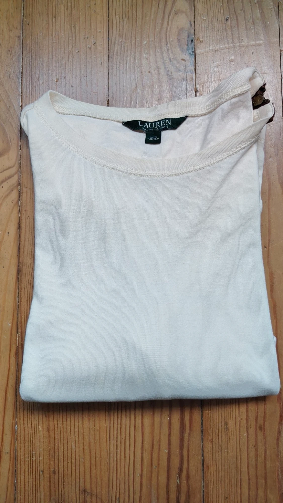 T-shirt manches longues Lauren Ralph Lauren coudières