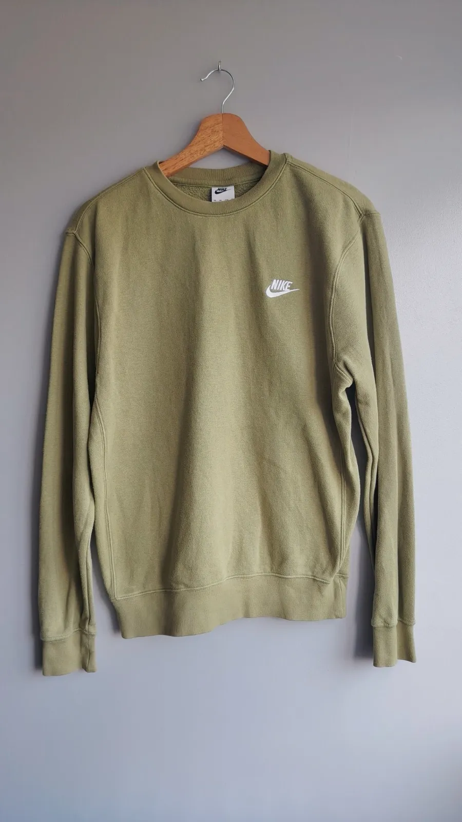 Sweatshirt Nike vert kaki col rond – Nike – taille XS 3