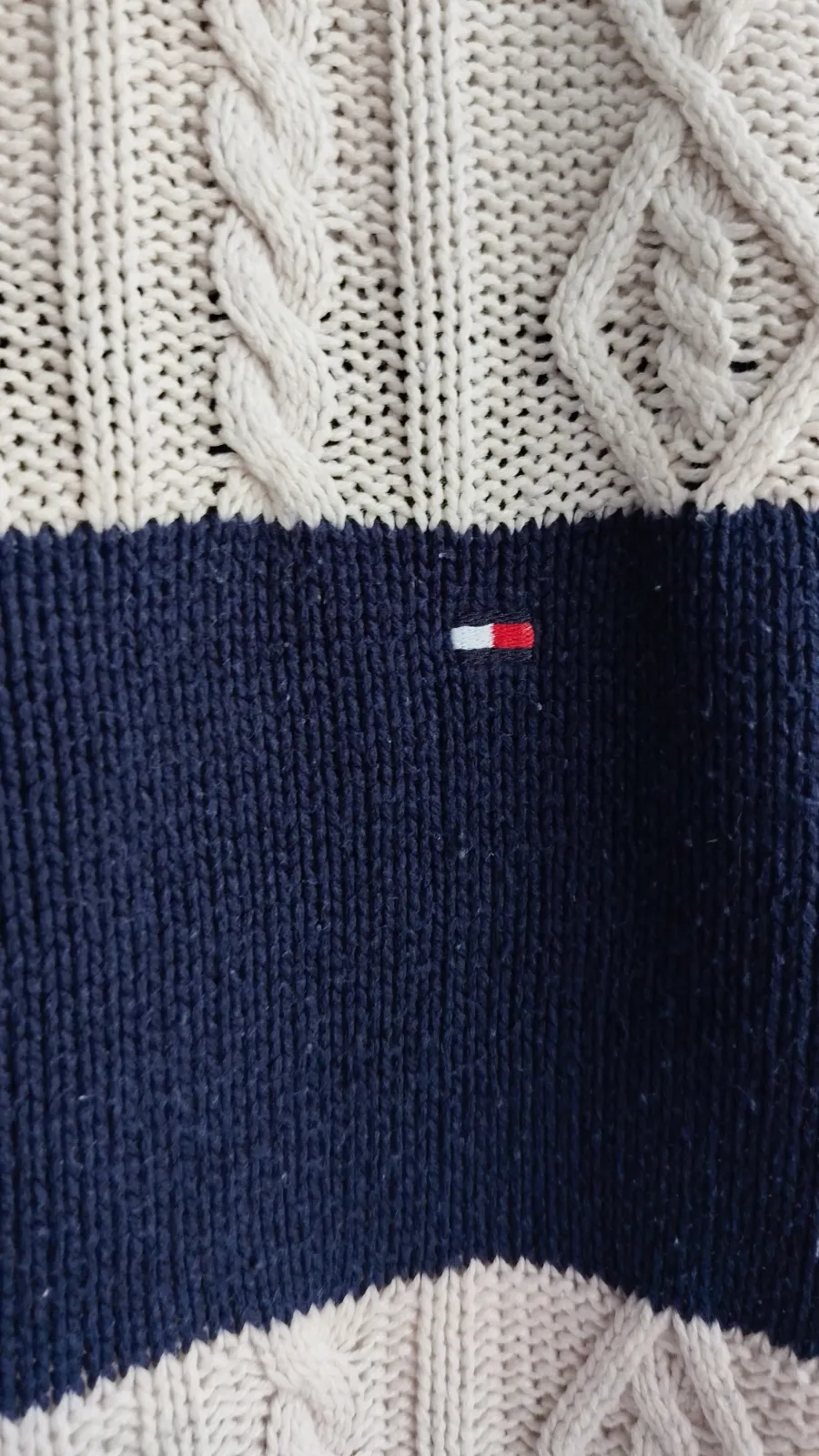 Pull à rayures torsadé Tommy Hilfiger – Tommy Hilfiger – taille M 5