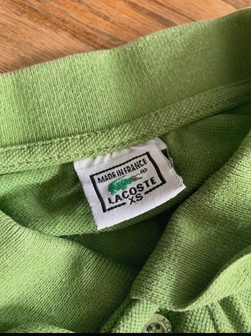 polo lacoste vert homme  – lacoste – taille XS 5