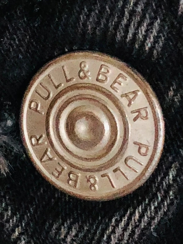 Pull&Bear Modern Faded Black Denim Jeans Straight Y2K Oldmoney Streetwear Vintage - Size 42 EU (L) – Pull & Bear – taille W26 | FR 36 4