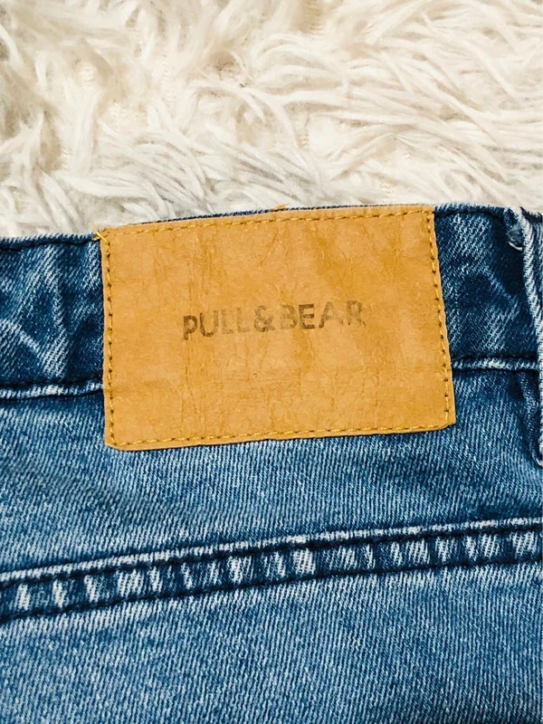 Pull&Bear Modern Straight Fit Jeans Mid Blue Denim Oldmoney Streetwear Casual - Size 42 EU (L) – Pull & Bear – taille W26 | FR 36 5
