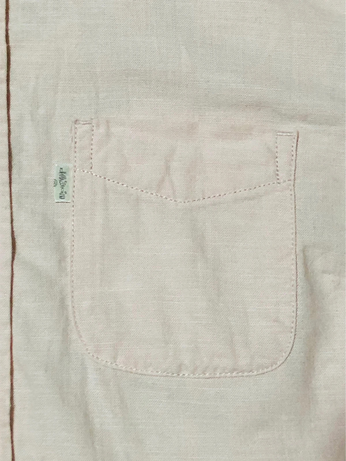 Levi's Shirt Light Pink 100% Cotton Long Sleeve Button Front Chest Pocket White Tab Casual - Size XS – Levi's – taille XS / 34 / 6 4