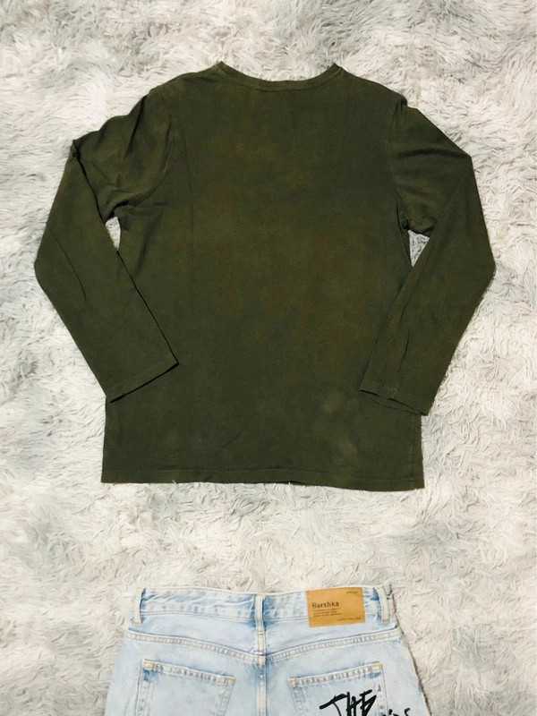 Primark Break The Rules Long Sleeve T-Shirt Khaki Green Camo Streetwear Urban Casual - Size M – Primark – taille M 4