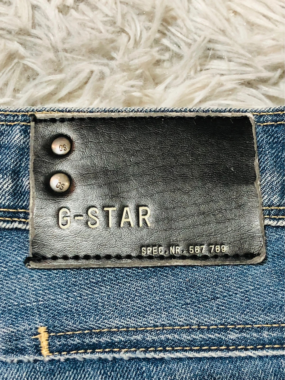 G-Star Raw 3301 Reese Kate Denim Shorts Blue Y2K Streetwear Summer Festival Vintage 2000s - Size XS – G-Star – taille XS / 34 / 6 3