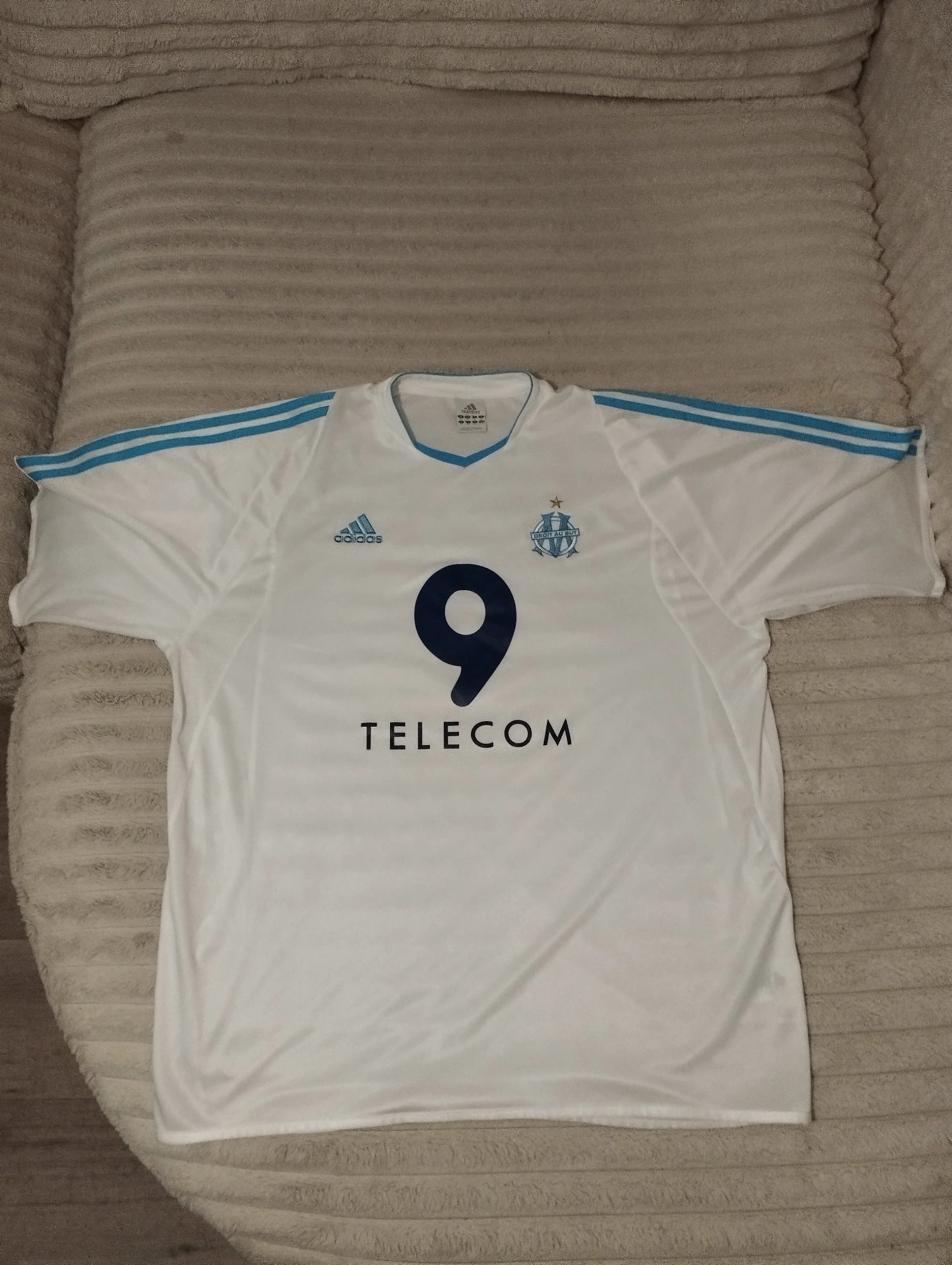 Maillot original Marseille 2003-2004 – Adidas – taille XL