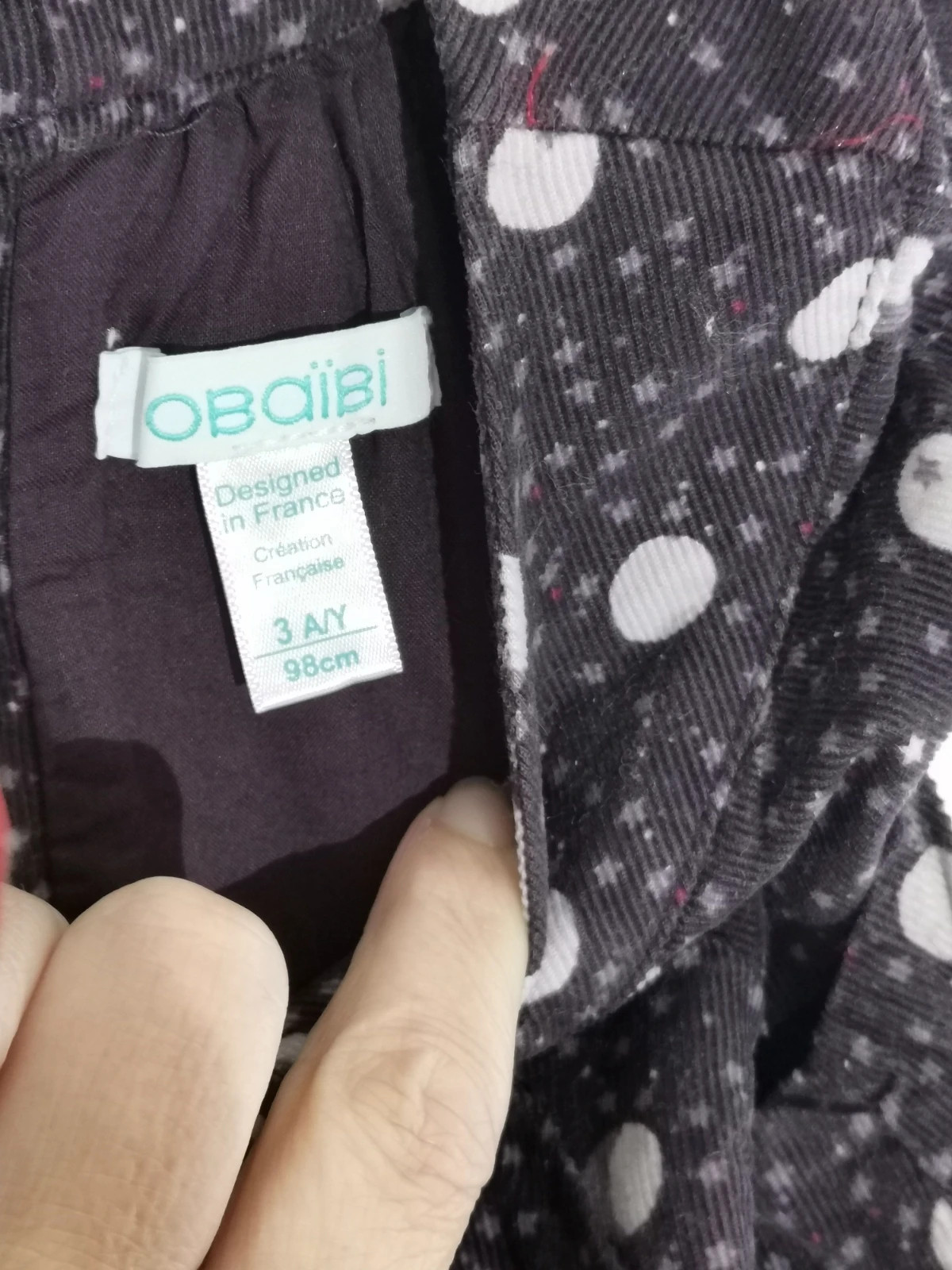 Robe obaïbi – Obaïbi – taille 3 ans / 98 cm 2