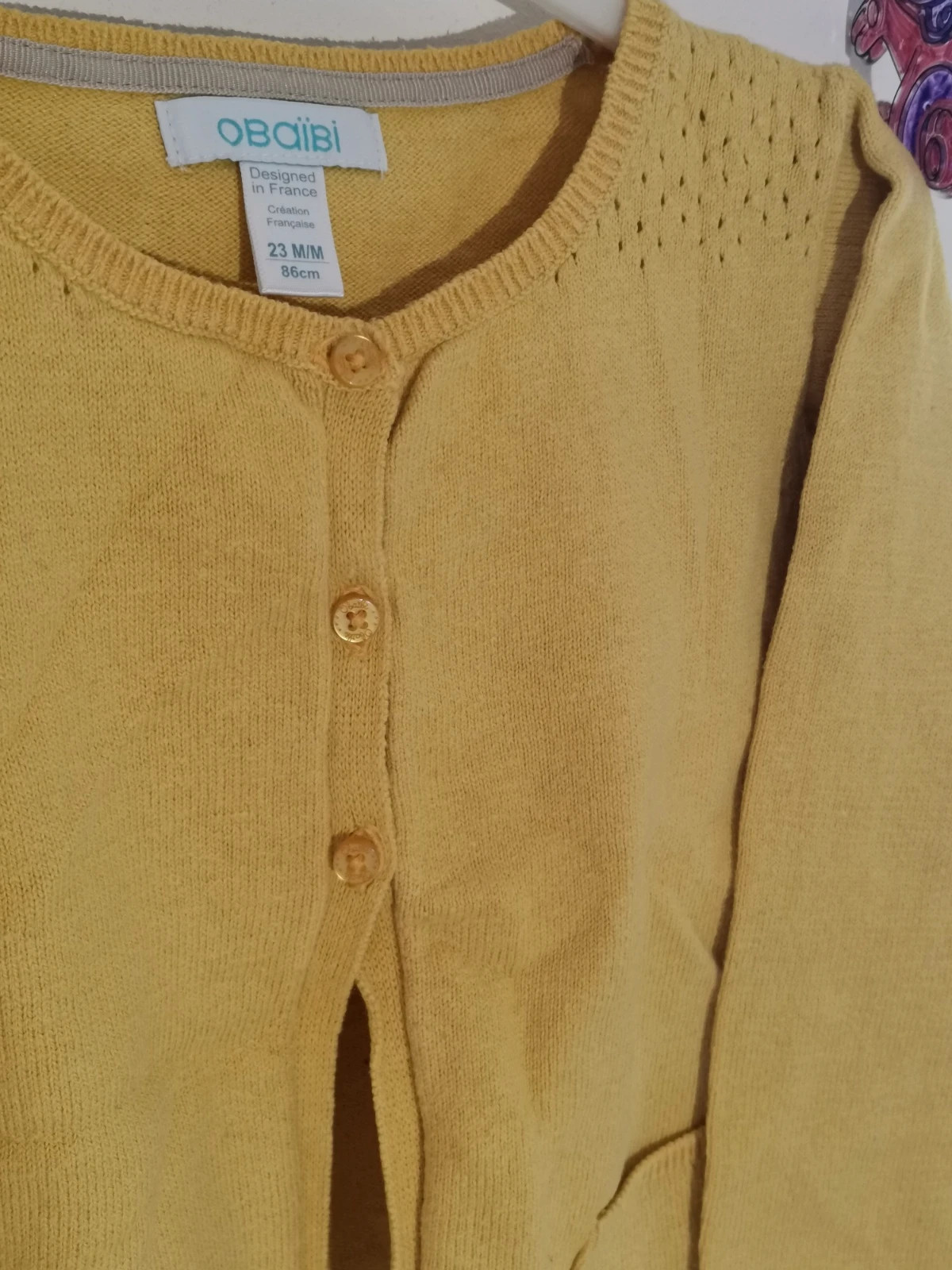 Gilet obaïbi – Obaïbi – taille 18-24 mois / 86 cm 2