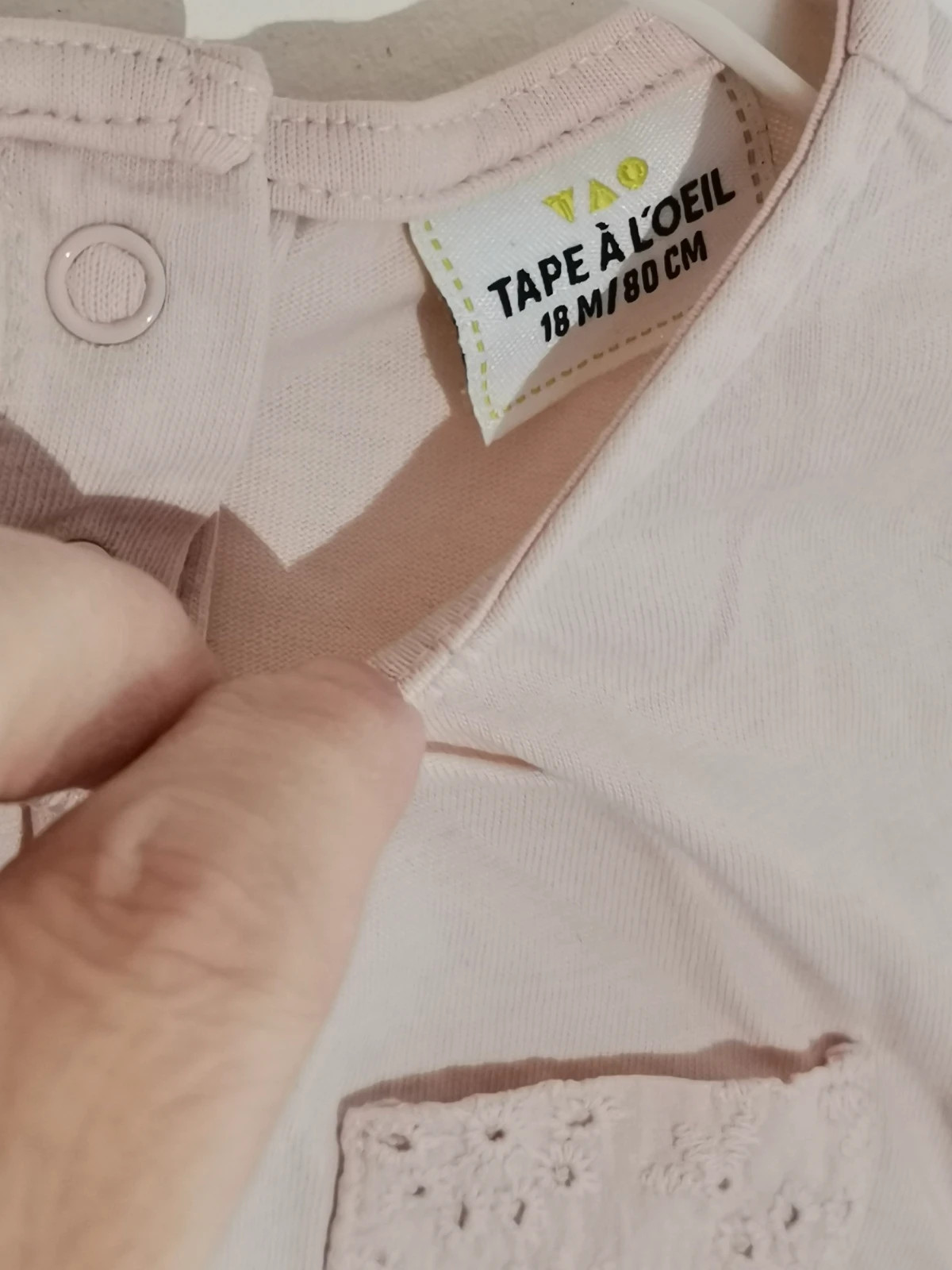 Haut tape à l'œil – Tape à l'œil – taille 12-18 mois / 80 cm 2