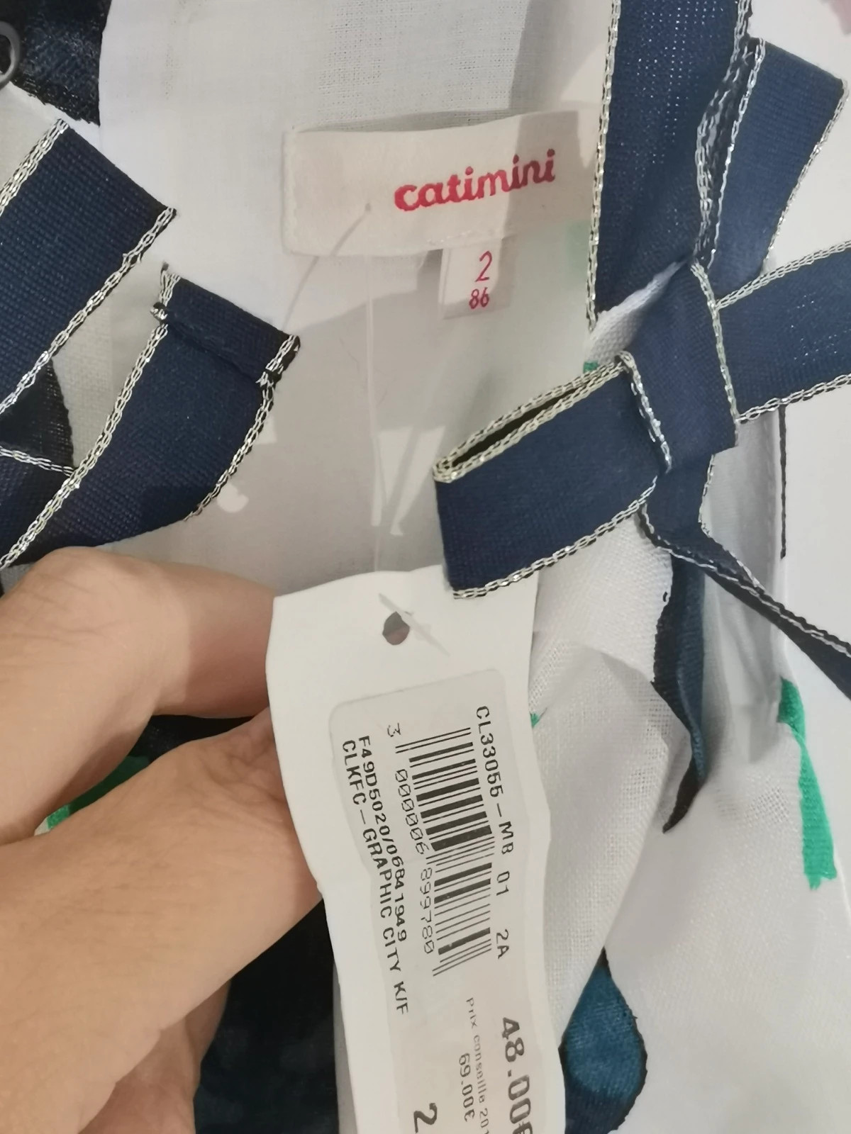 Combishort catimini neuve – Catimini – taille 18-24 mois / 86 cm 3