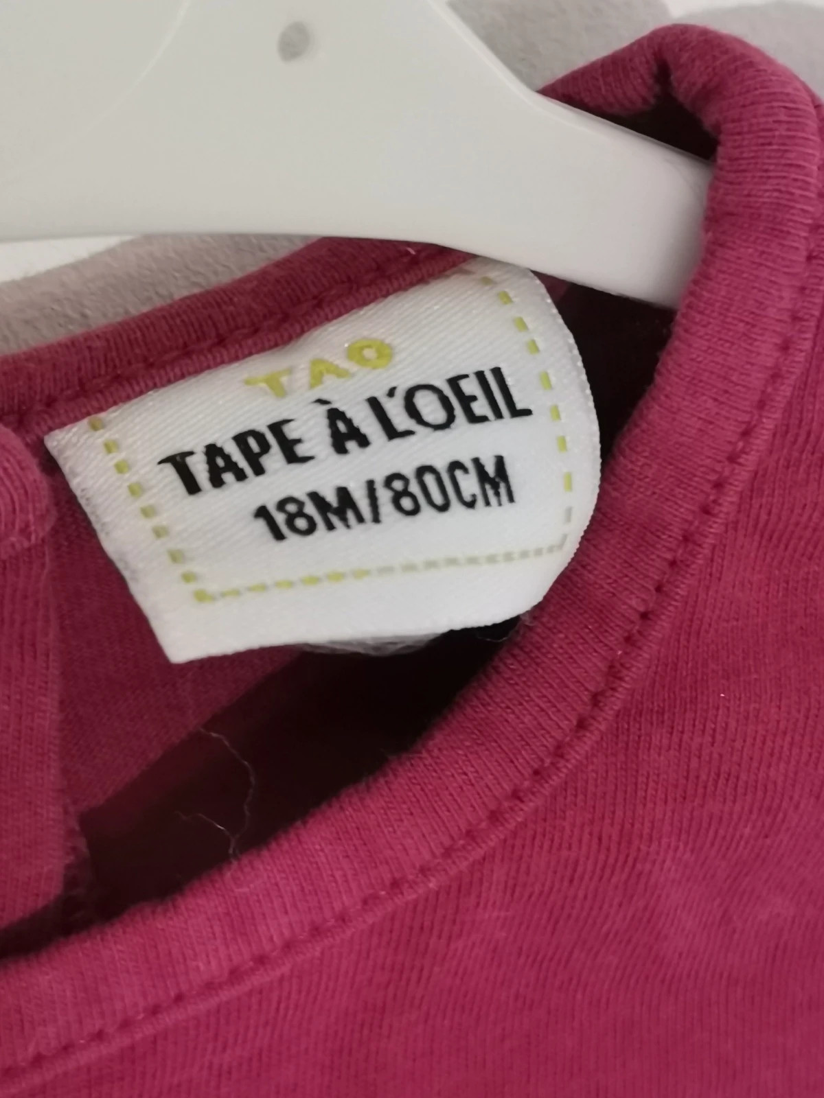 Haut tape à l'œil – Tape à l'œil – taille 12-18 mois / 80 cm 3