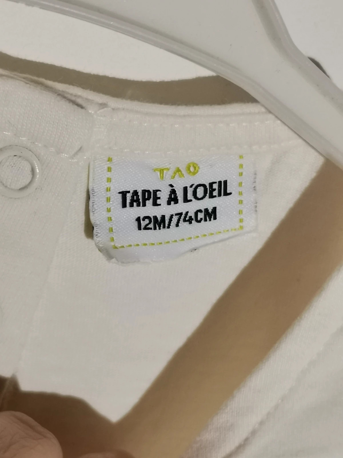 Haut tape à l'œil – Tape à l'œil – taille 9-12 mois / 74 cm 2