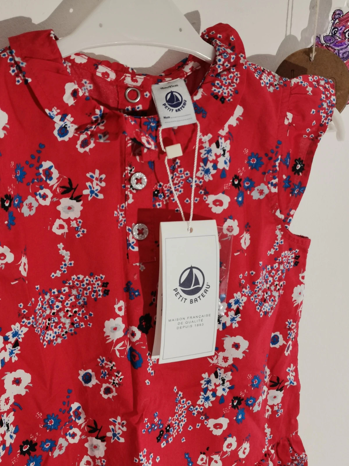 Robe neuve petit bateau – Petit Bateau – taille 12-18 mois / 80 cm 2