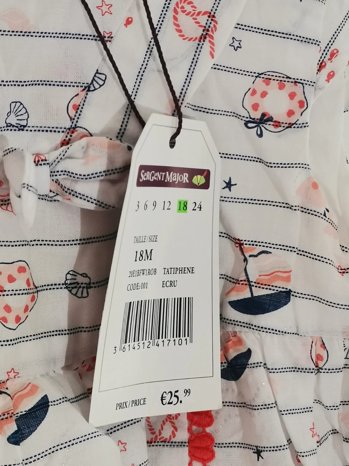 Robe sergent major neuf – Sergent Major – taille 12-18 mois / 80 cm 2