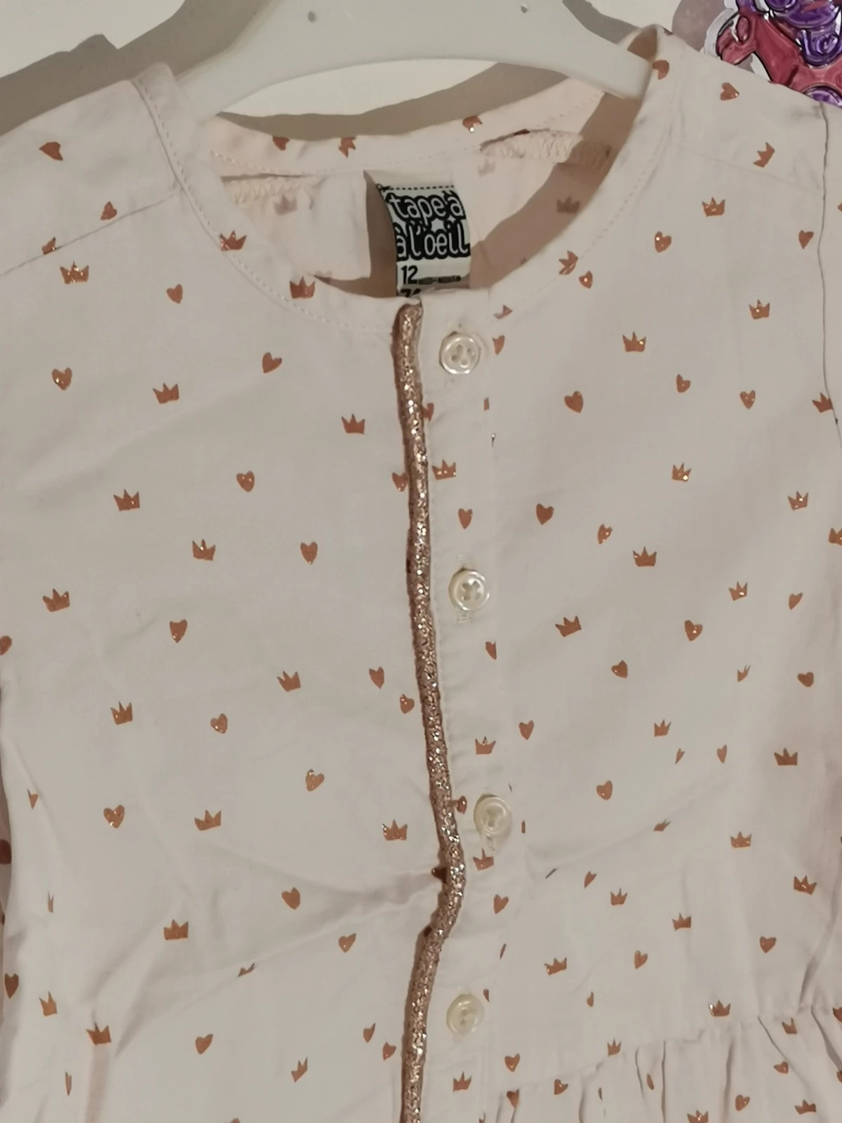 Chemise tape à l'œil – Tape à l'œil – taille 9-12 mois / 74 cm 2