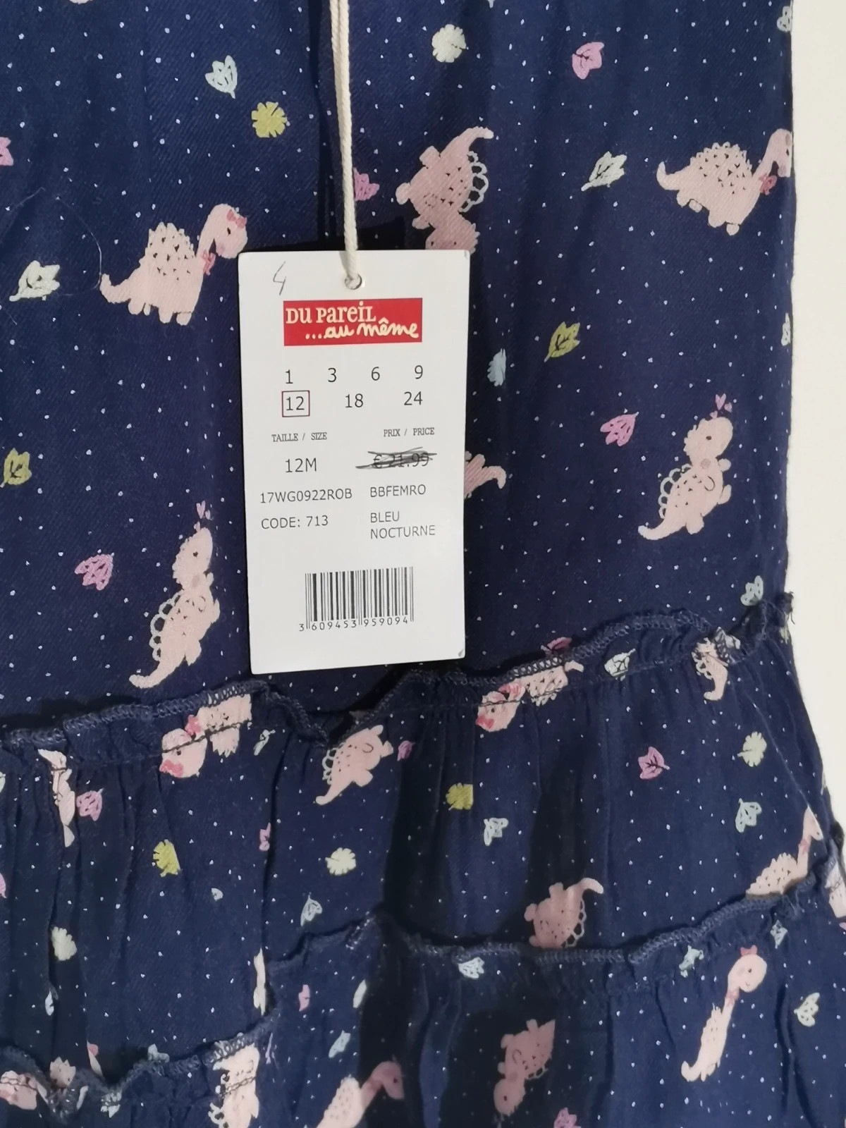 Robe dpam – Du Pareil au Même – taille 9-12 mois / 74 cm 2