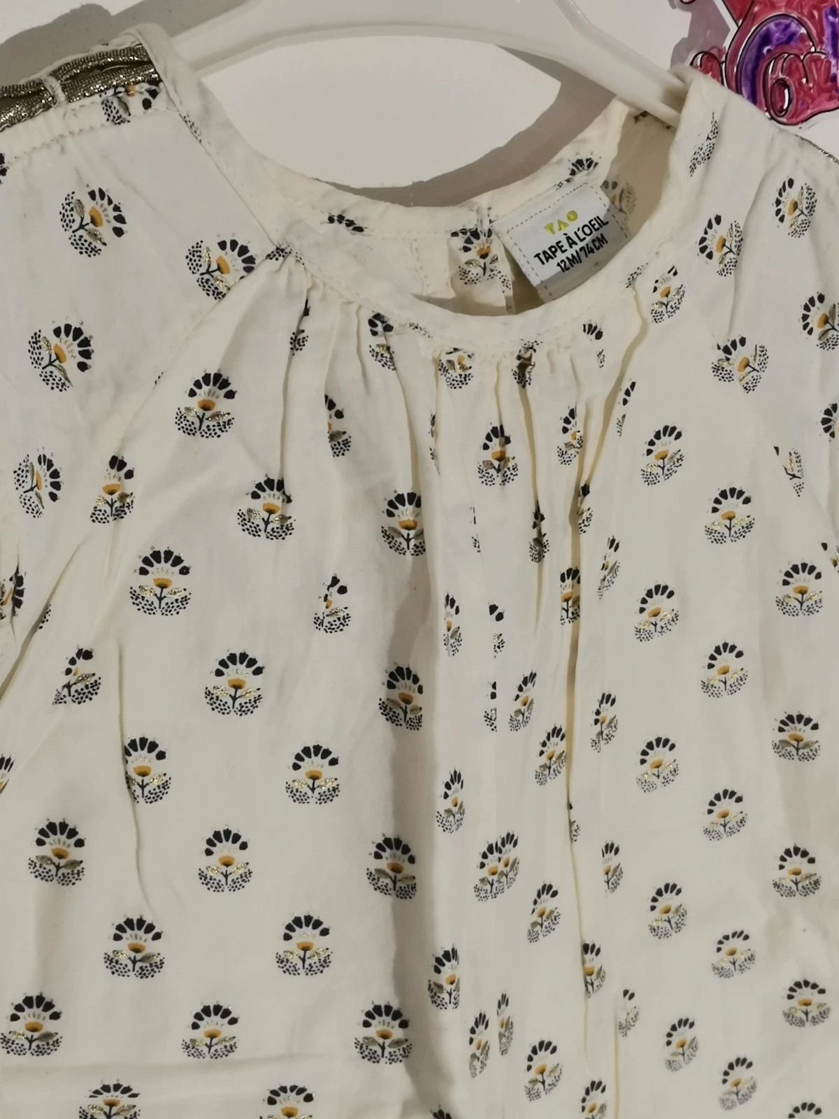 Robe tape à l'œil – Tape à l'œil – taille 9-12 mois / 74 cm 2