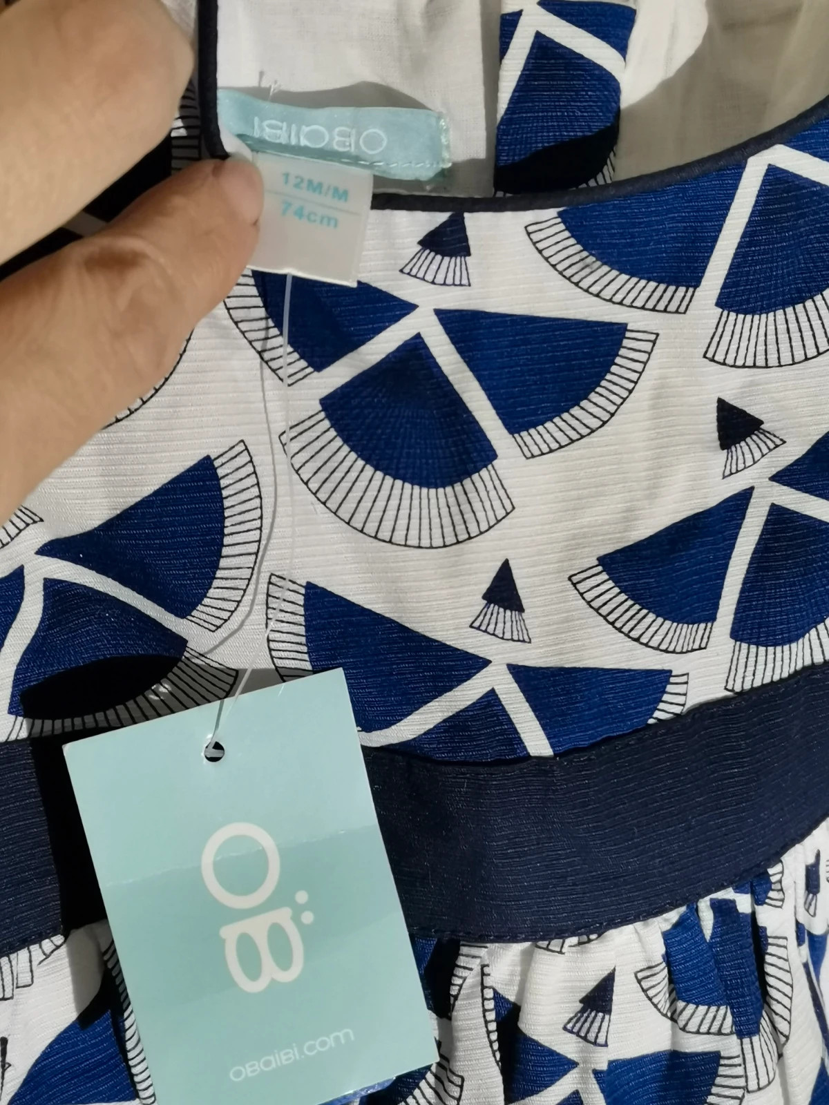 Robe obaïbi neuve – Obaïbi – taille 9-12 mois / 74 cm 2